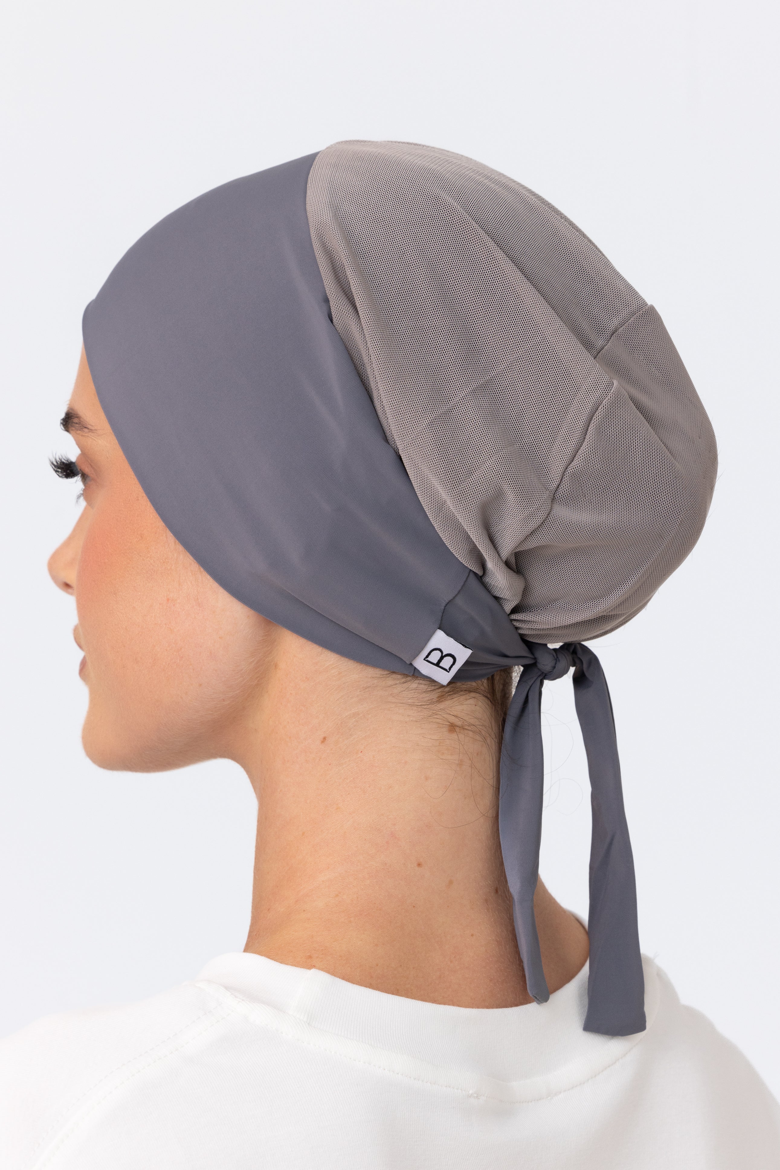 Active Instant Wrap Hijab - Steel Blue