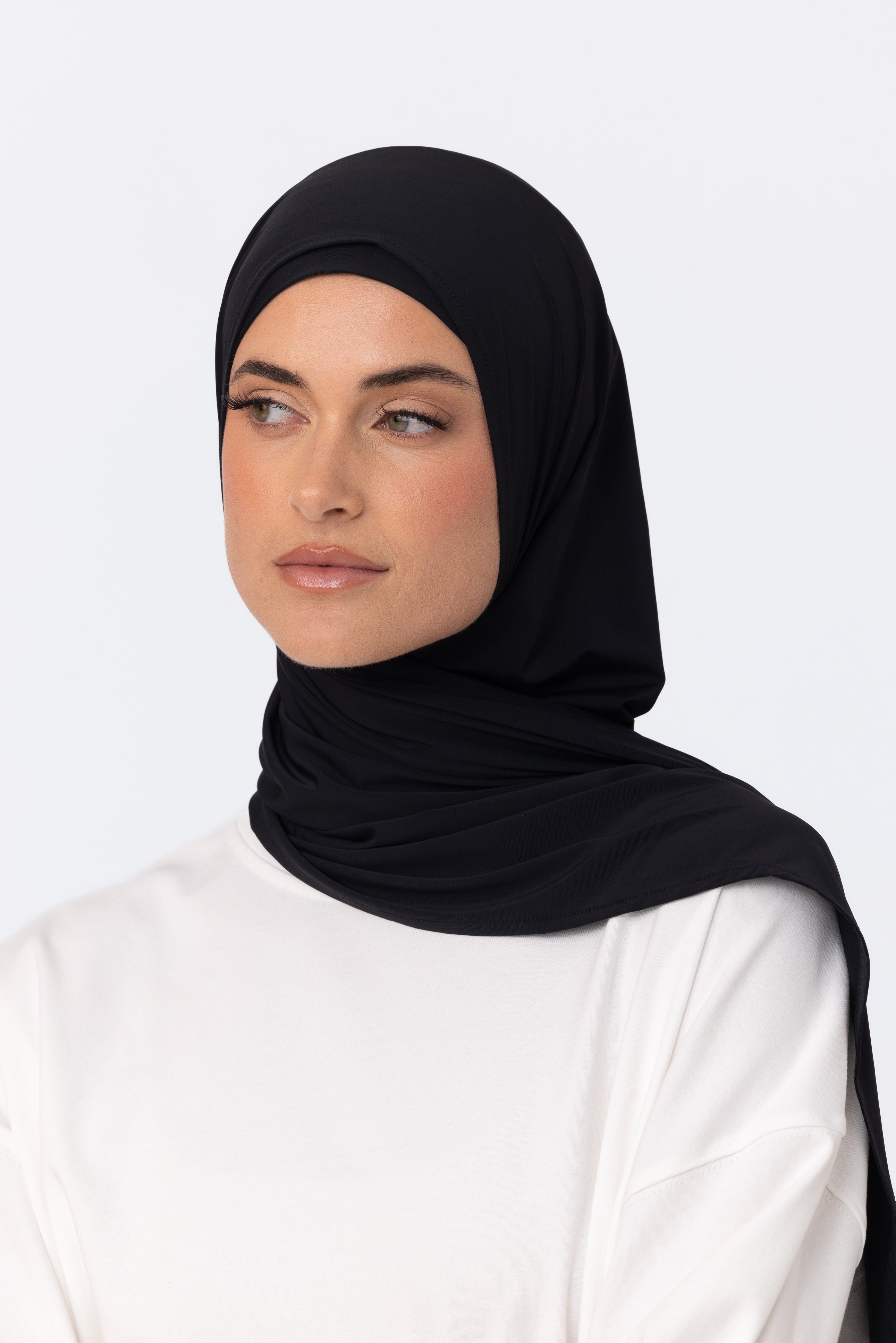 Active Instant Wrap Hijab - Onyx