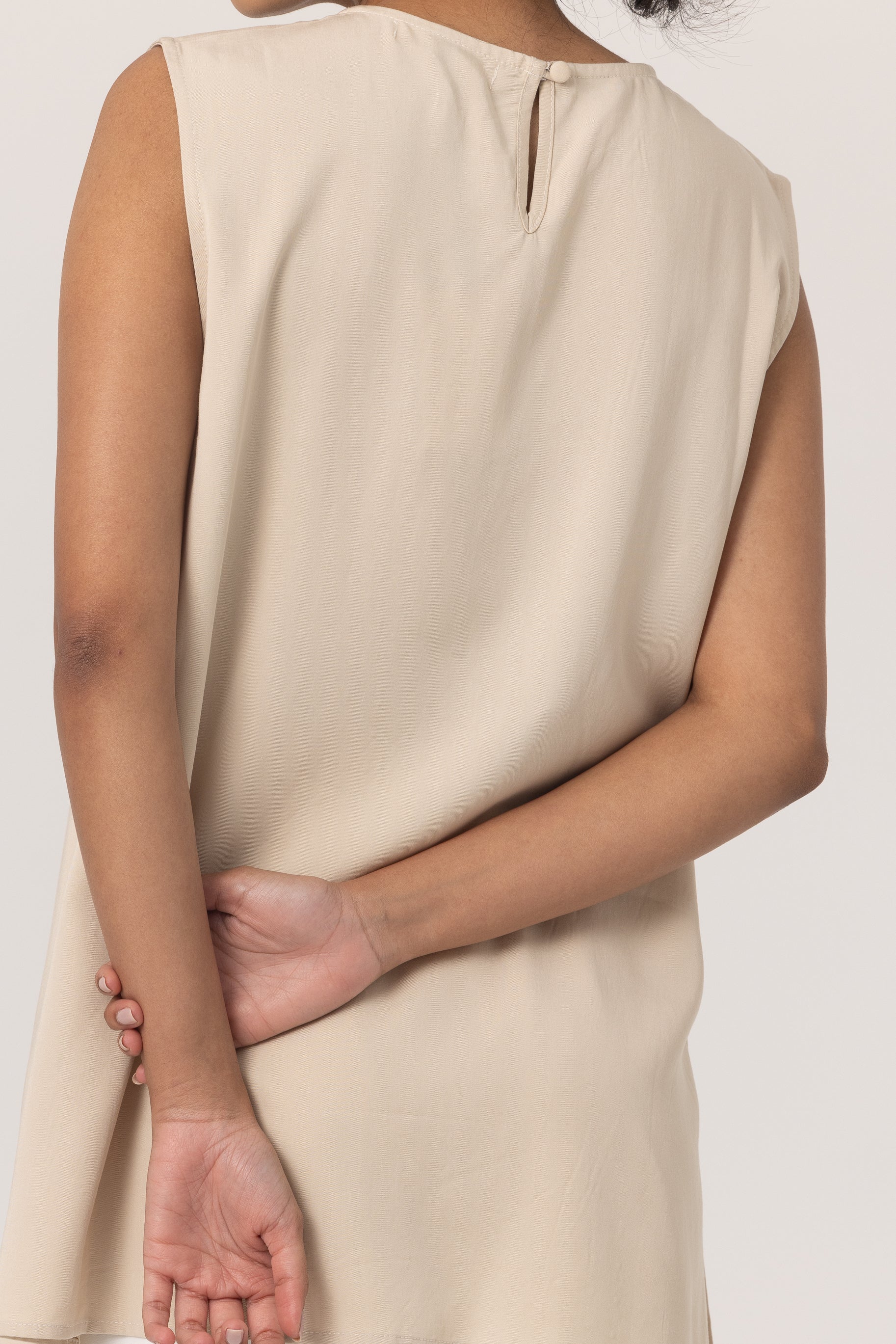Tencel Tank Top - Beige