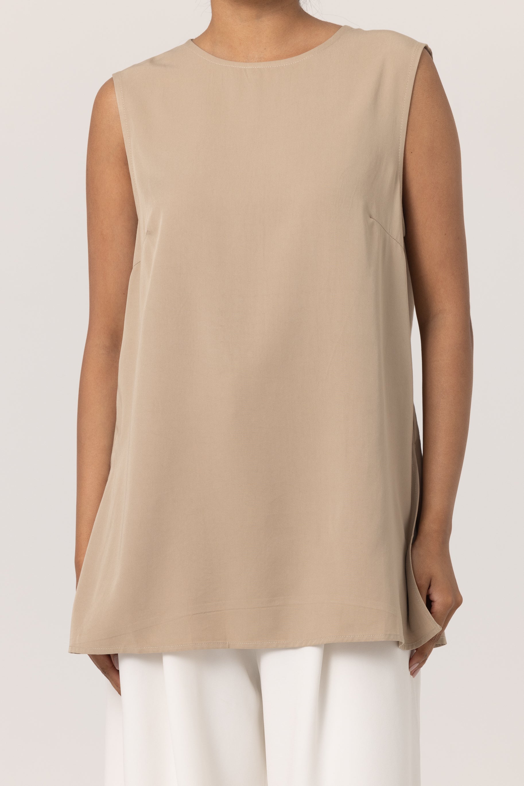 Tencel Tank Top - Linseed