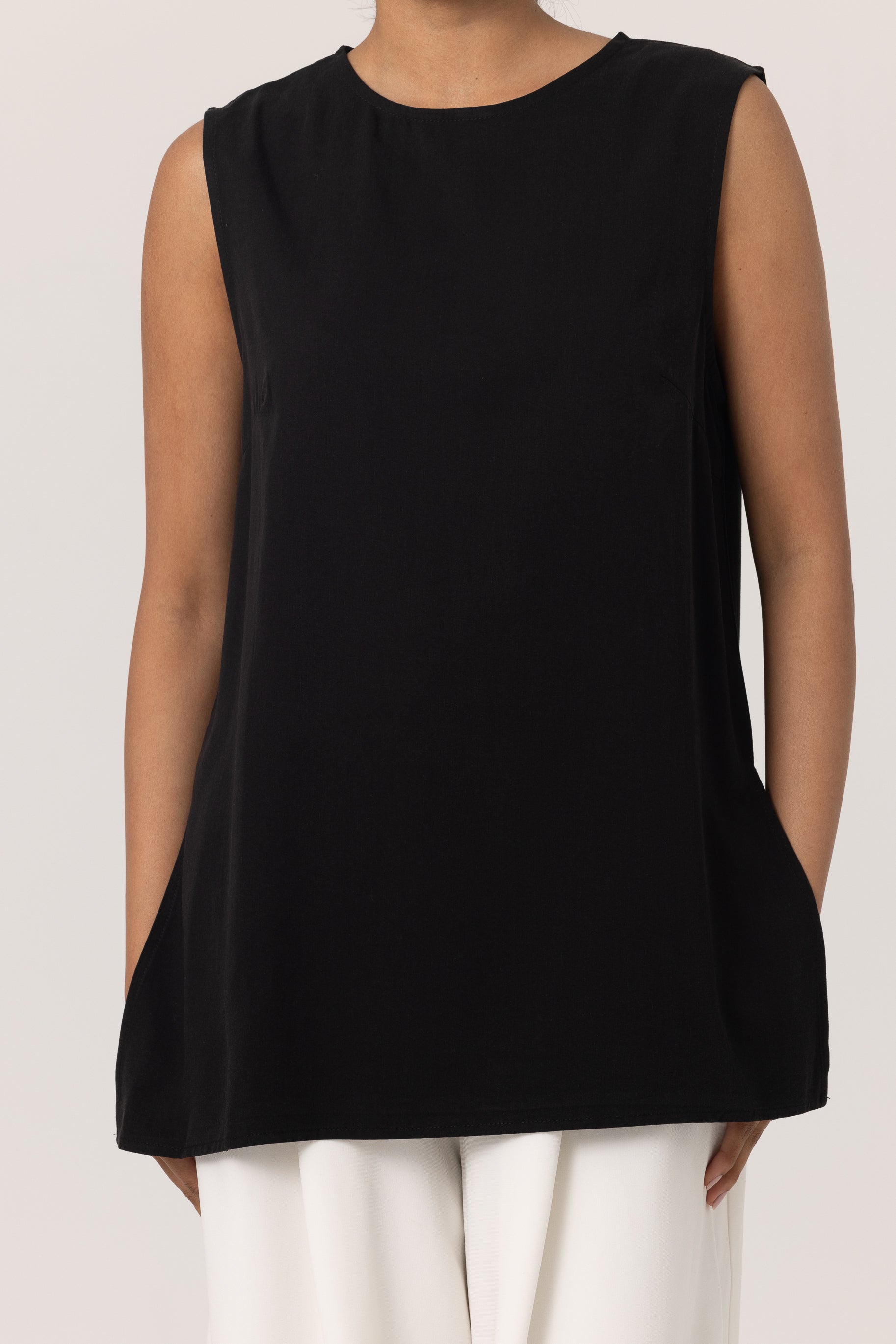Tencel Tank Top - Black