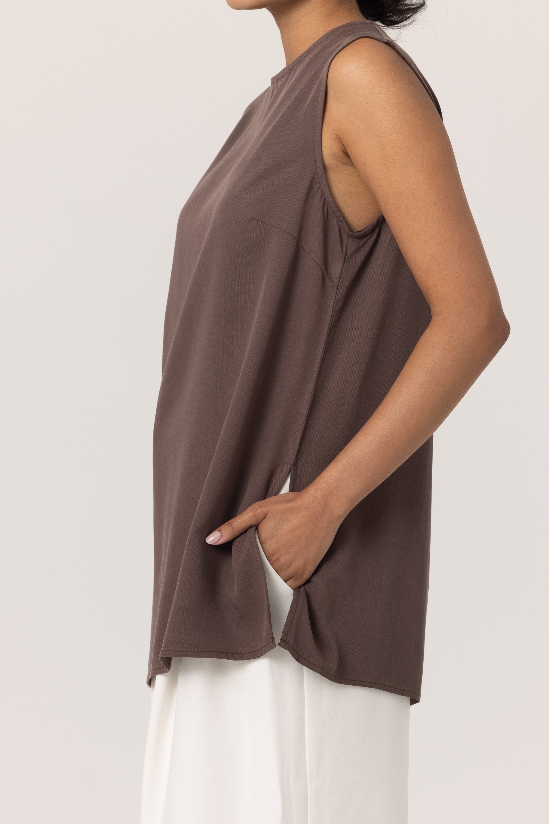 Tencel Tank Top - Cedar