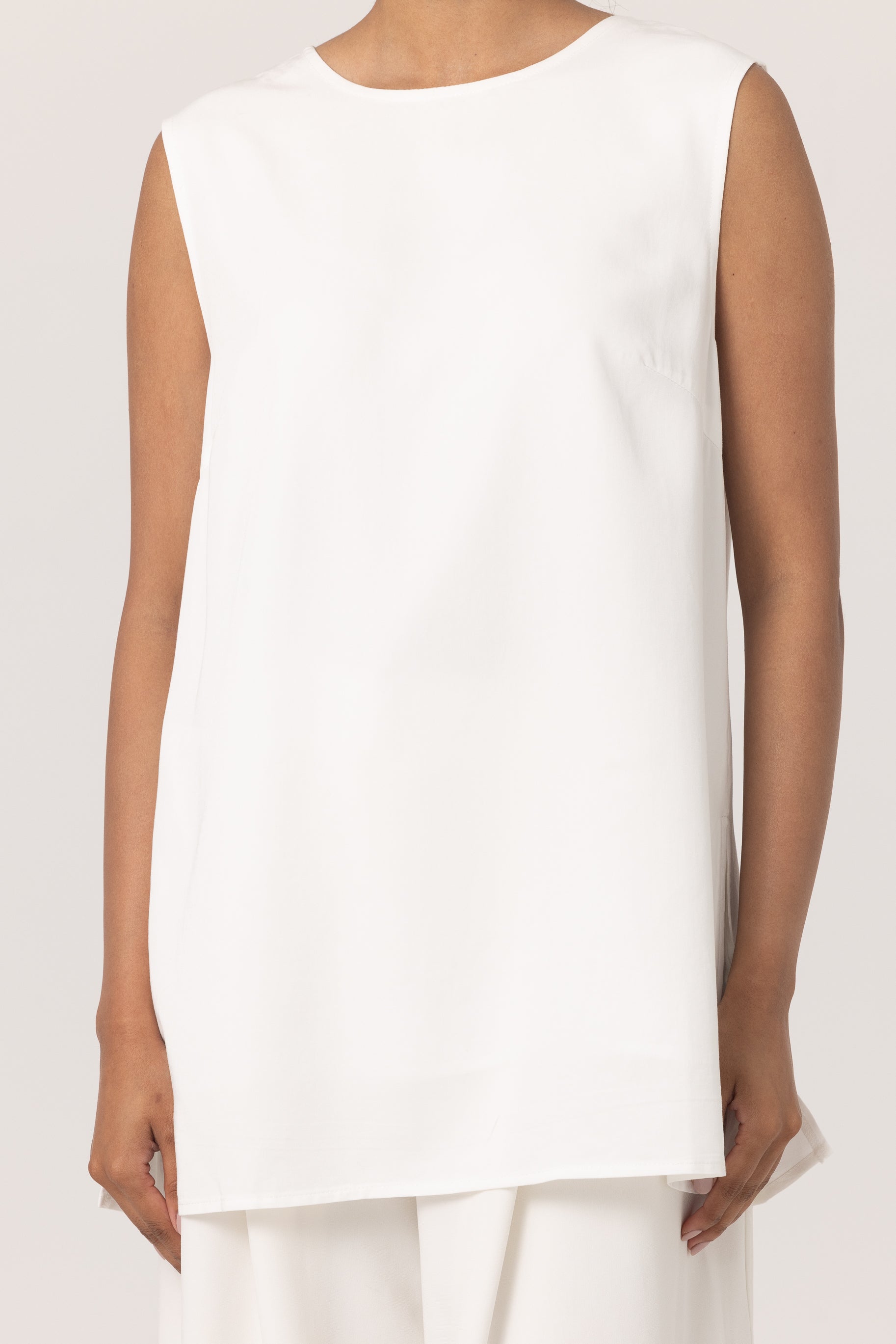 Tencel Tank Top - White
