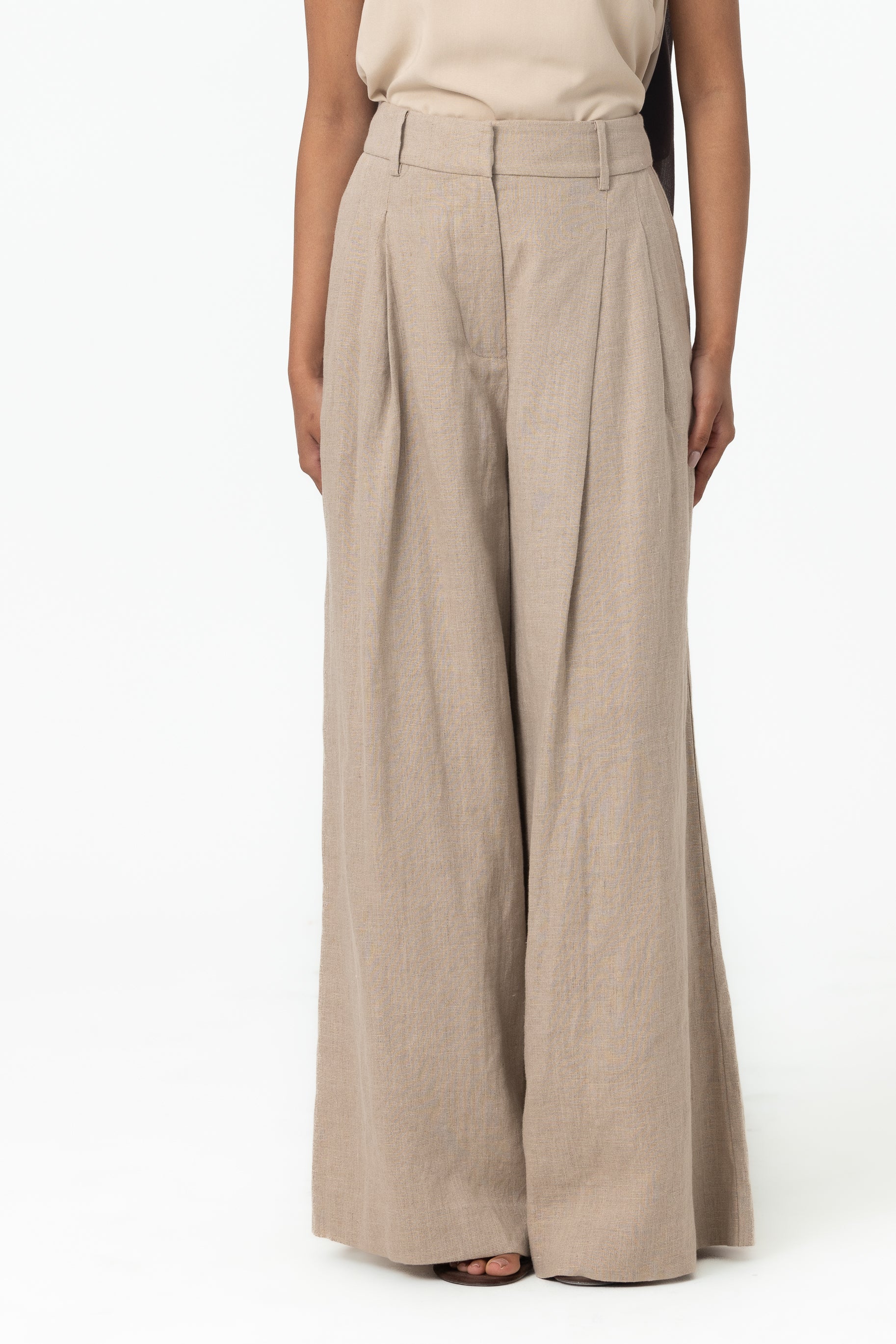 Layelle Tailored Pants - Natural