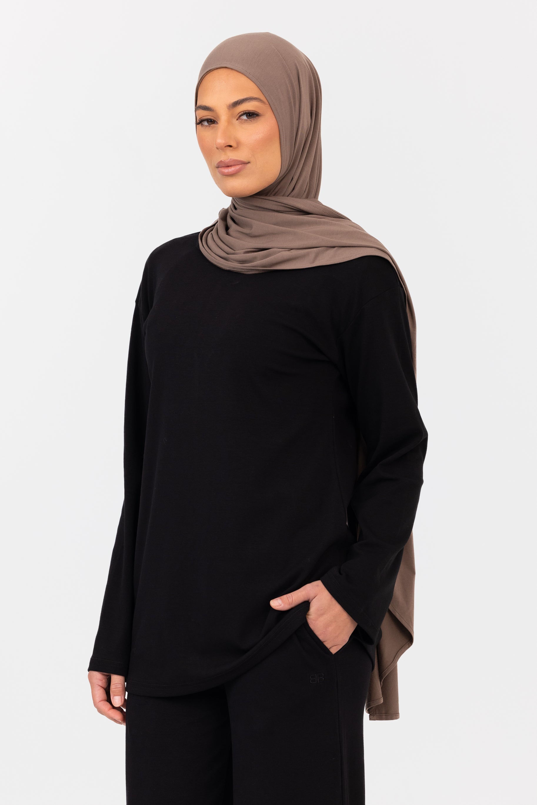 Everyday Crew Neck Top - Black