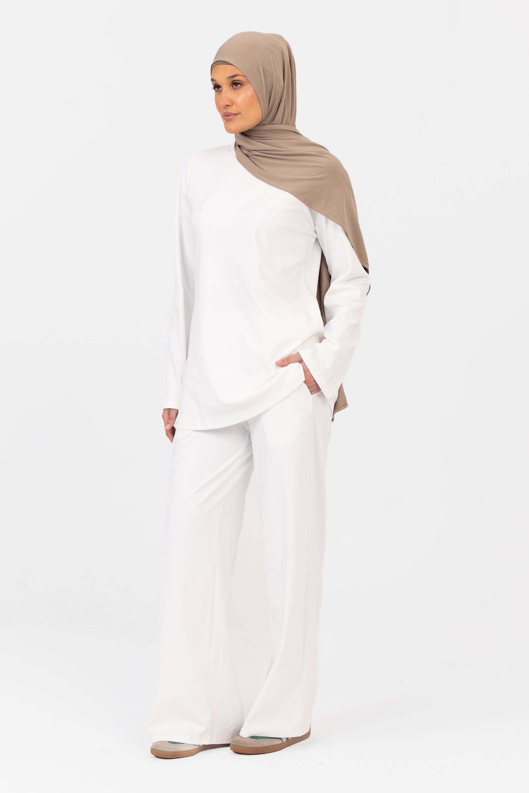 Everyday Crew Neck Top - White