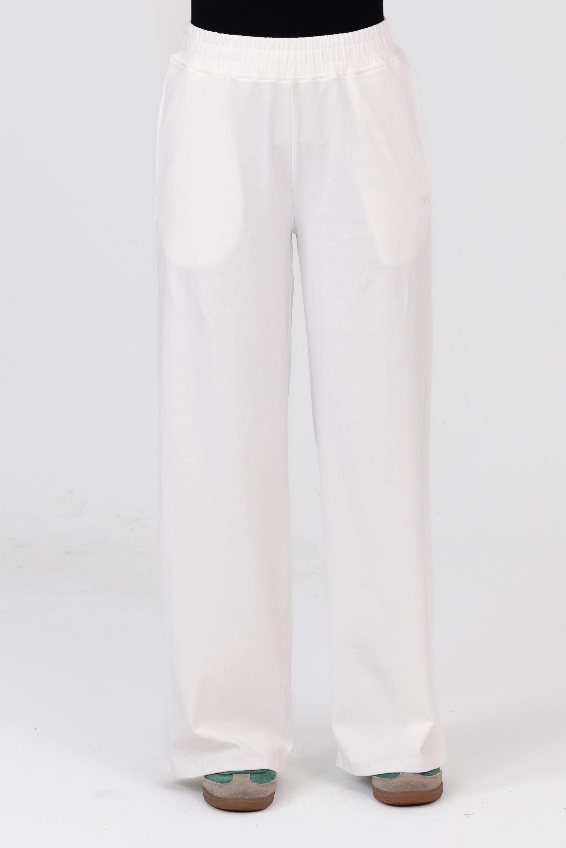 Everyday Wide Leg Pants - White
