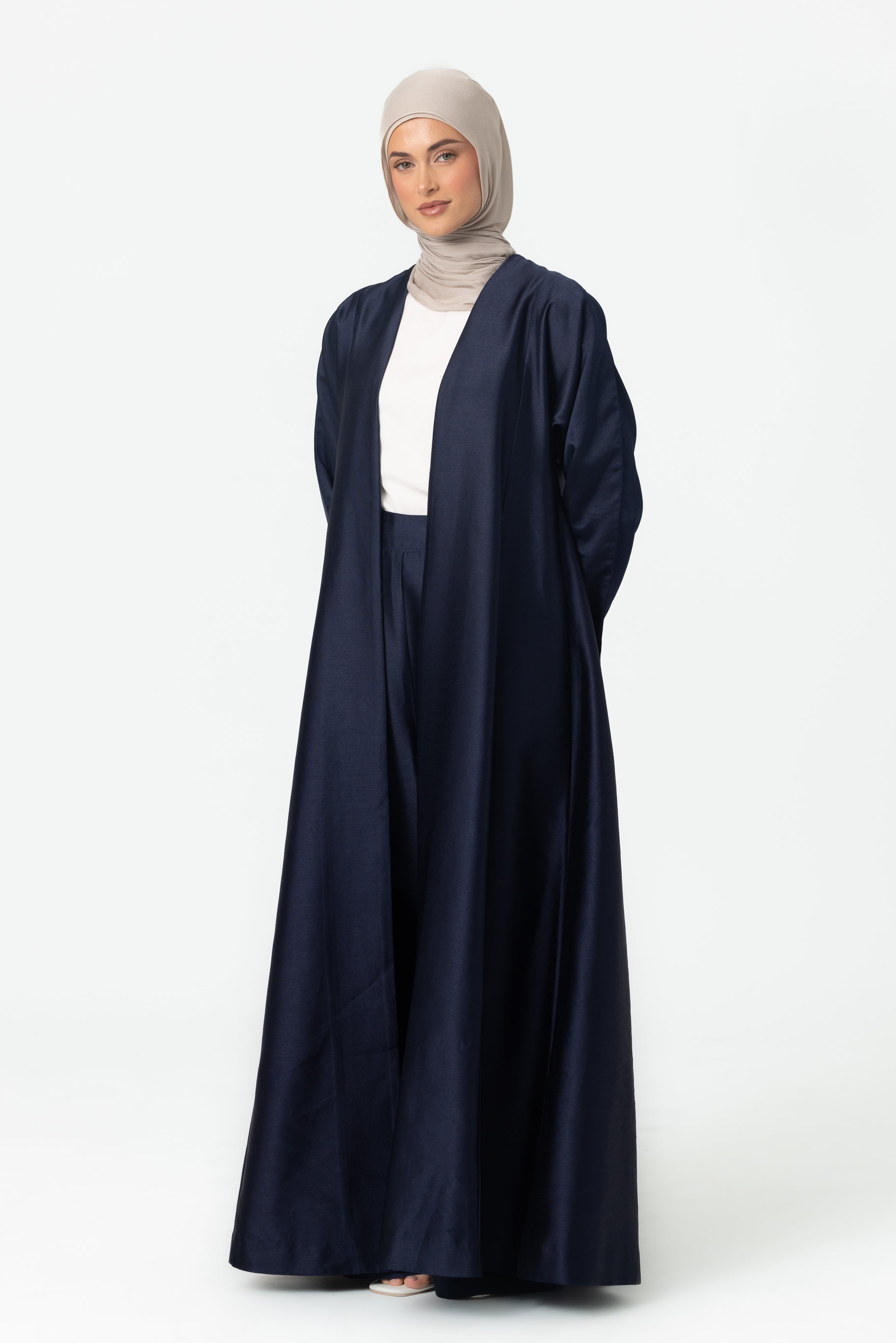 Astra Open Abaya - Navy