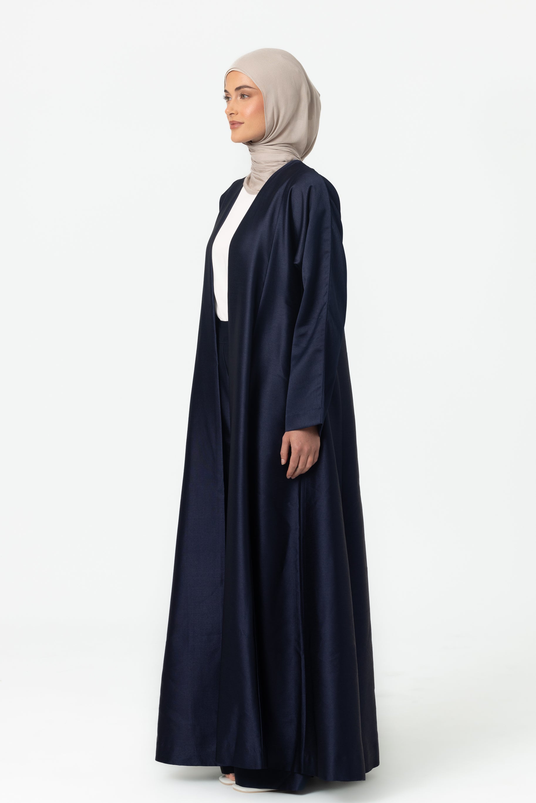 Astra Open Abaya - Navy