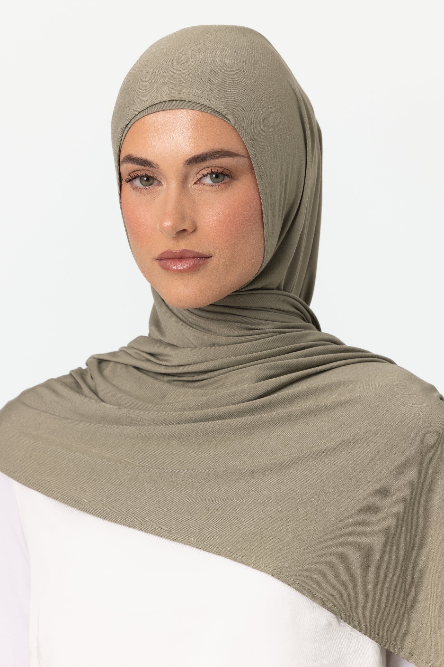Instant Bamboo Jersey Wrap Set - Olive