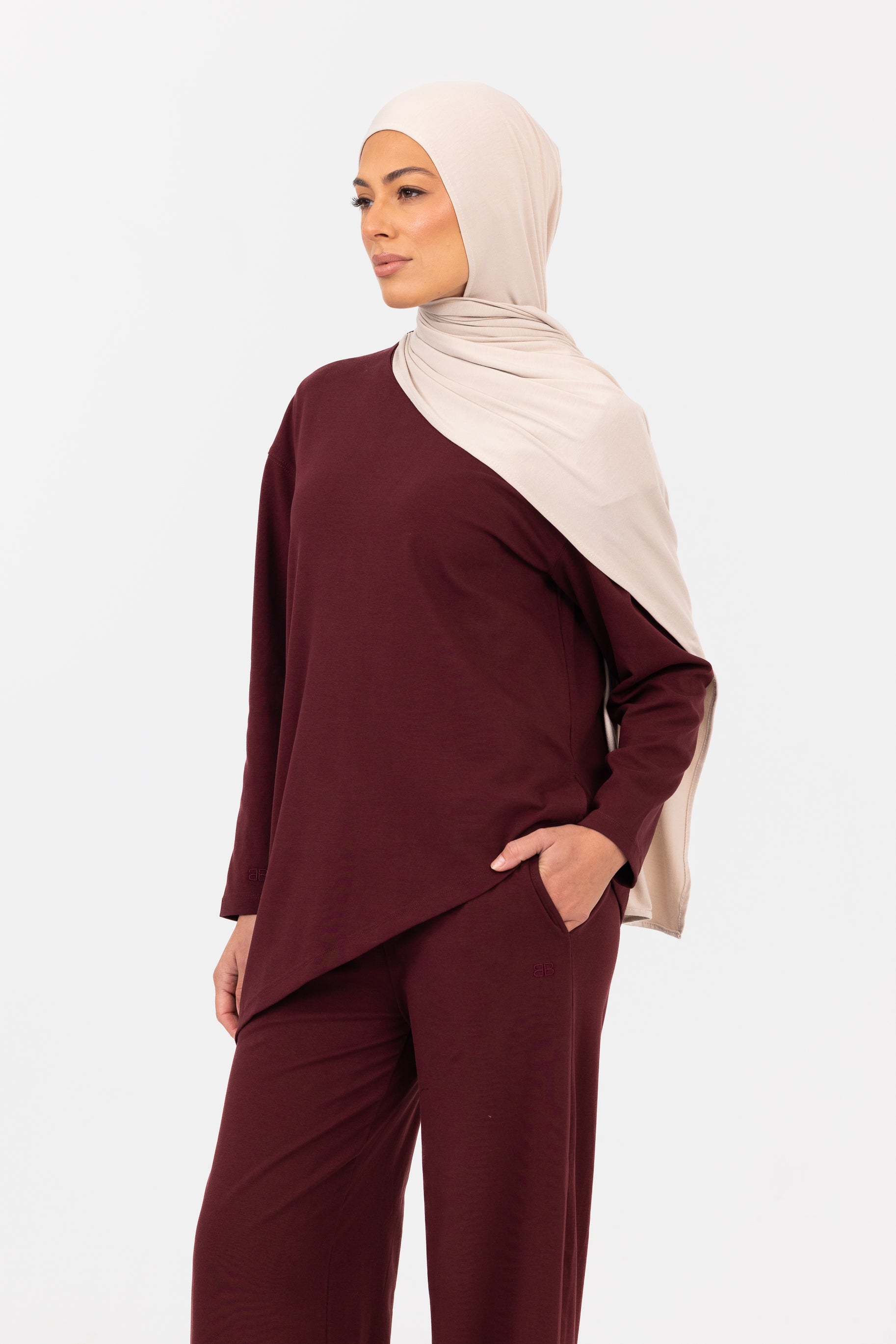 Everyday Asymmetric Top - Mulberry