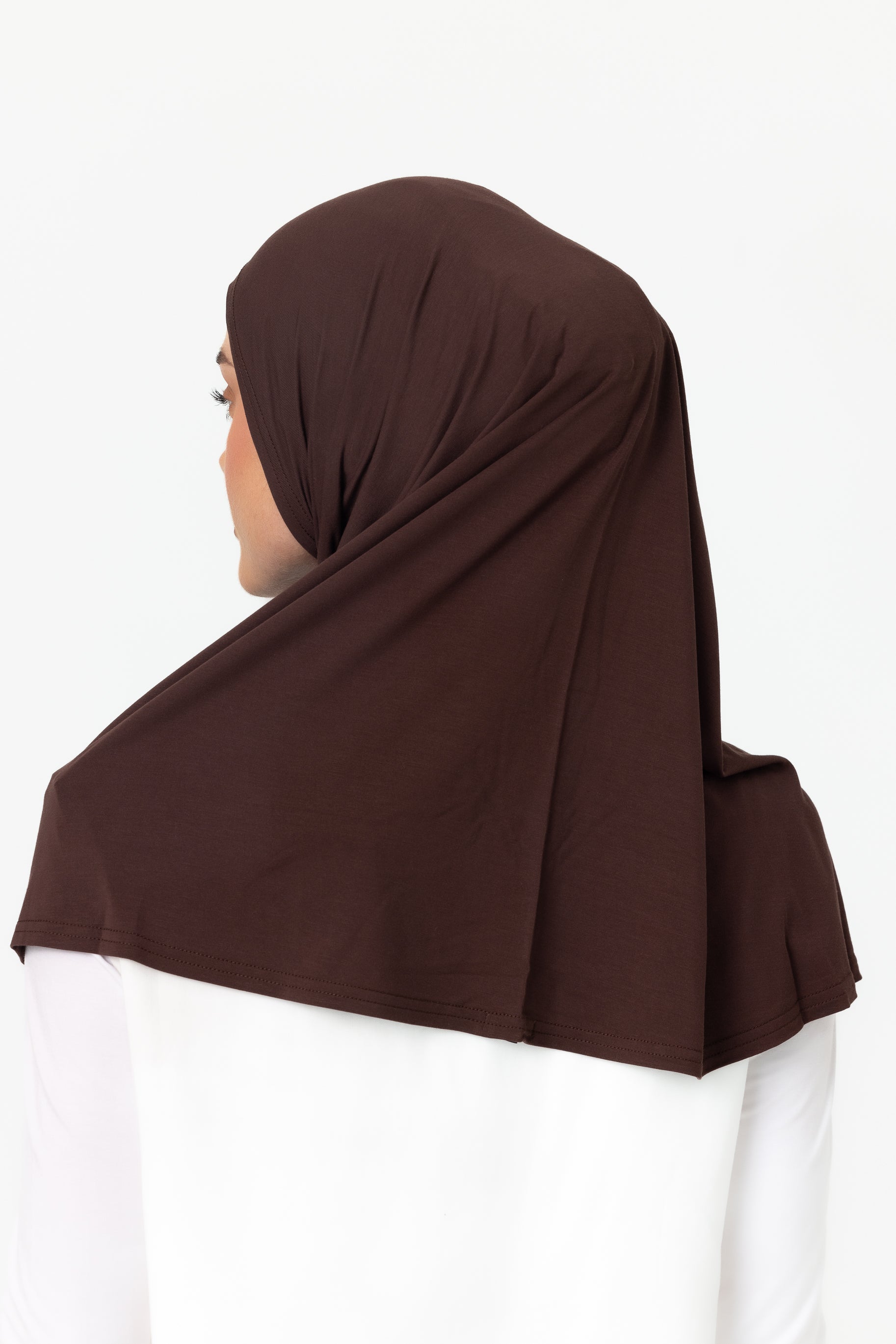 Womens 2pc Jersey Hijab - Cedar