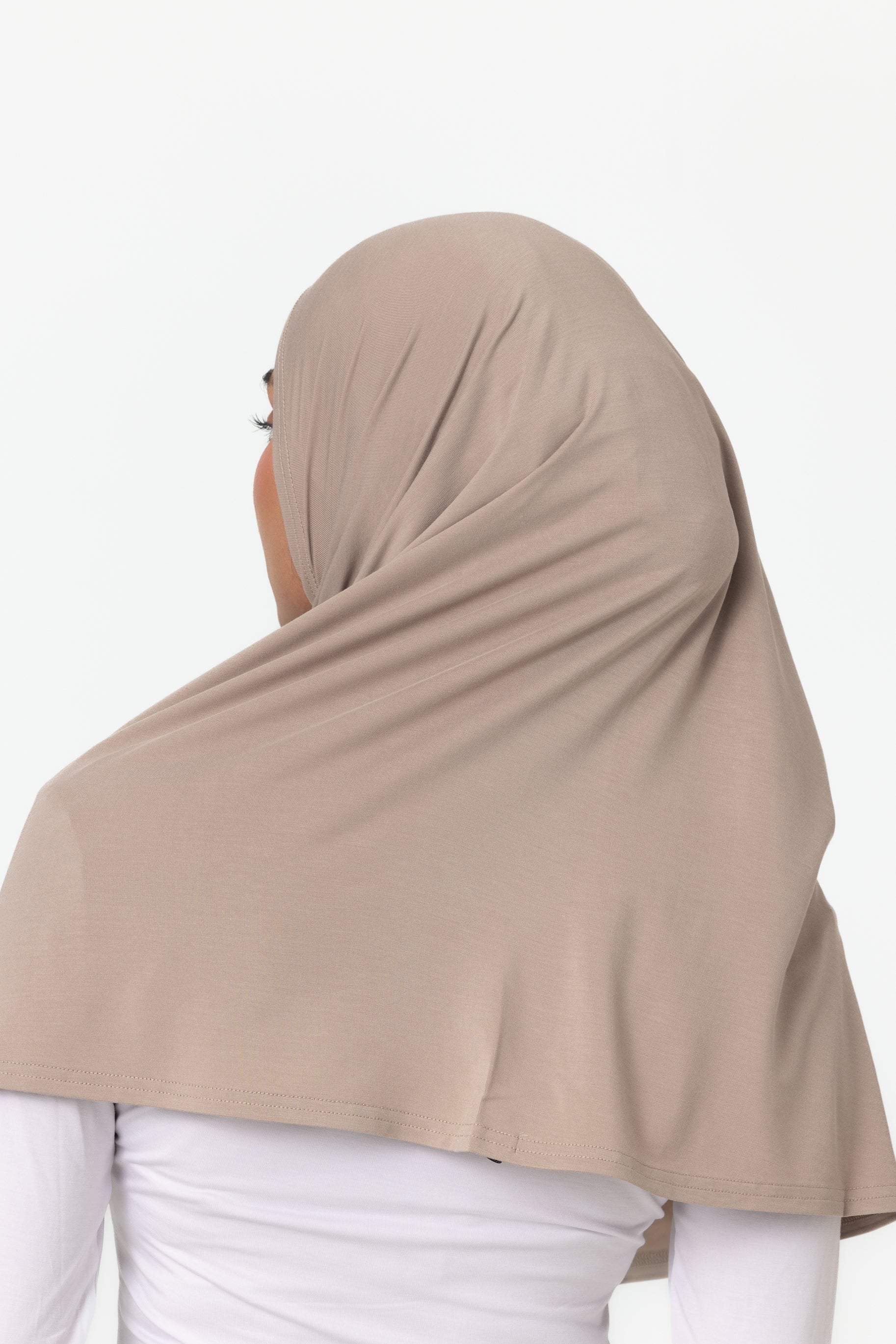 Womens 2pc Jersey Hijab - Dune