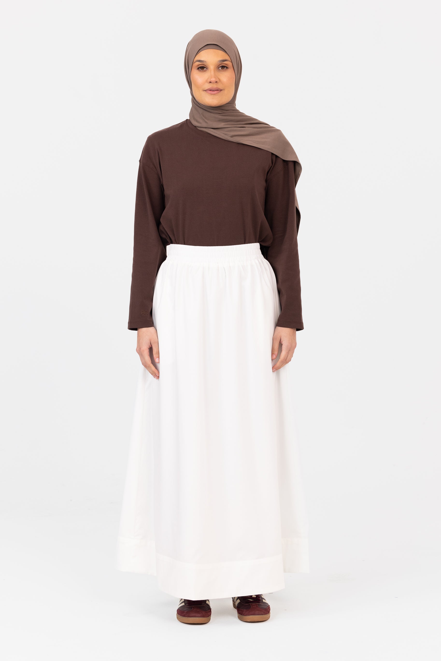 Everyday A-Line Skirt - White