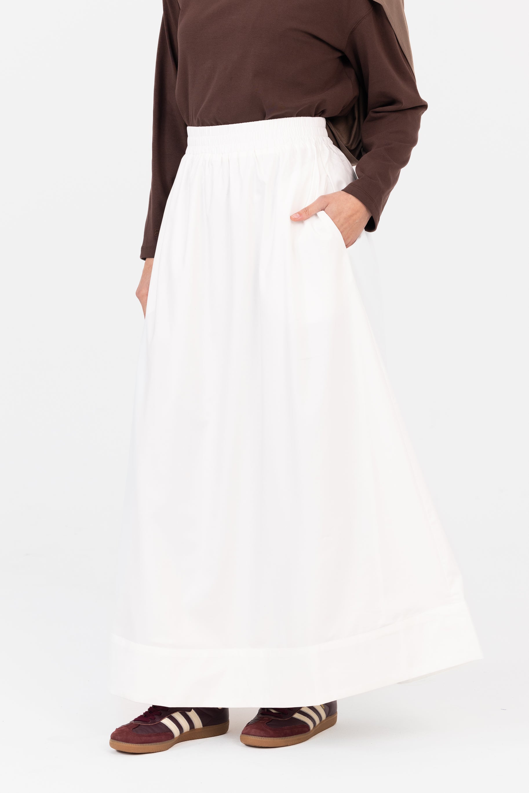 Everyday A-Line Skirt - White