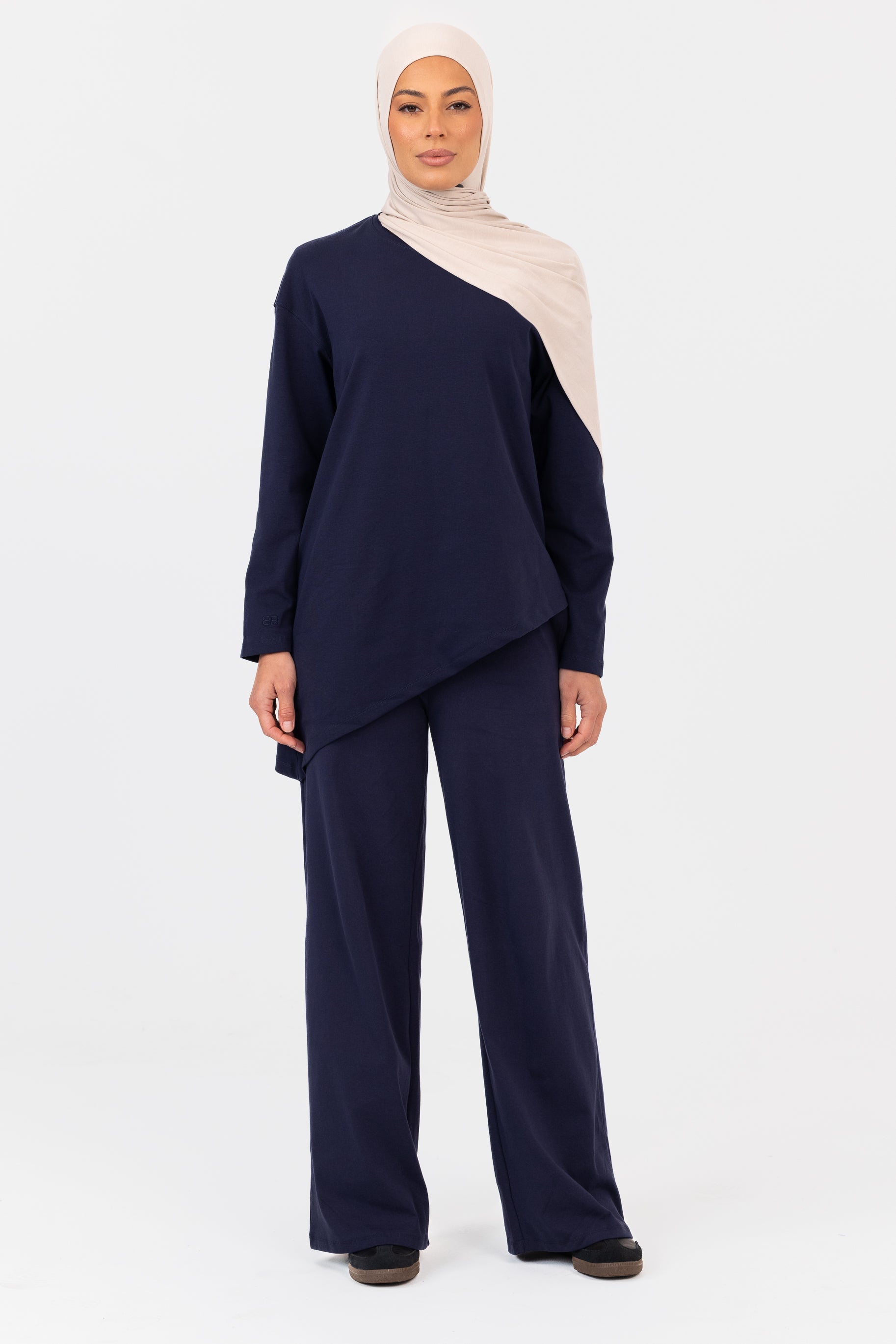 Everyday Asymmetric Top - Navy