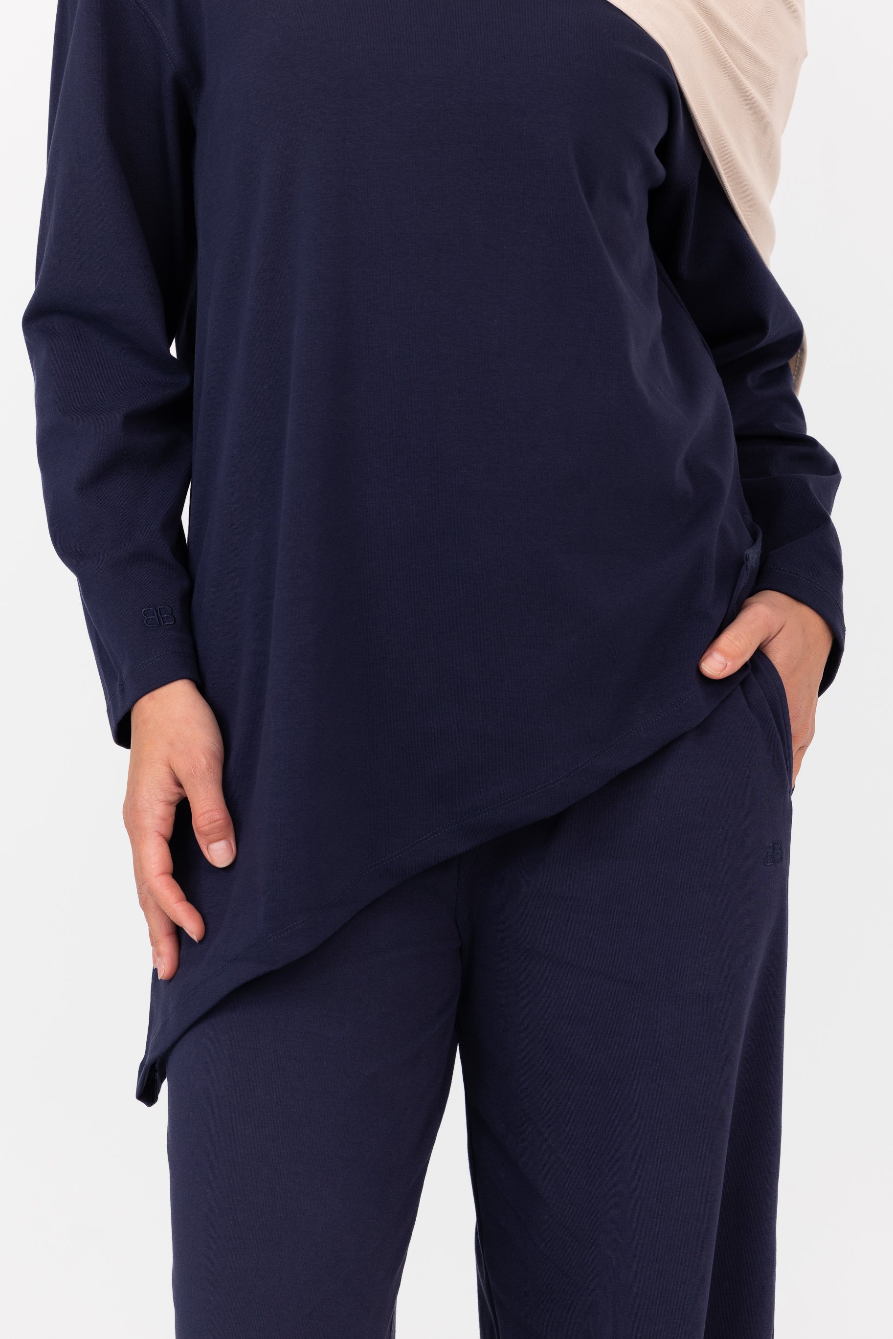 Everyday Asymmetric Top - Navy