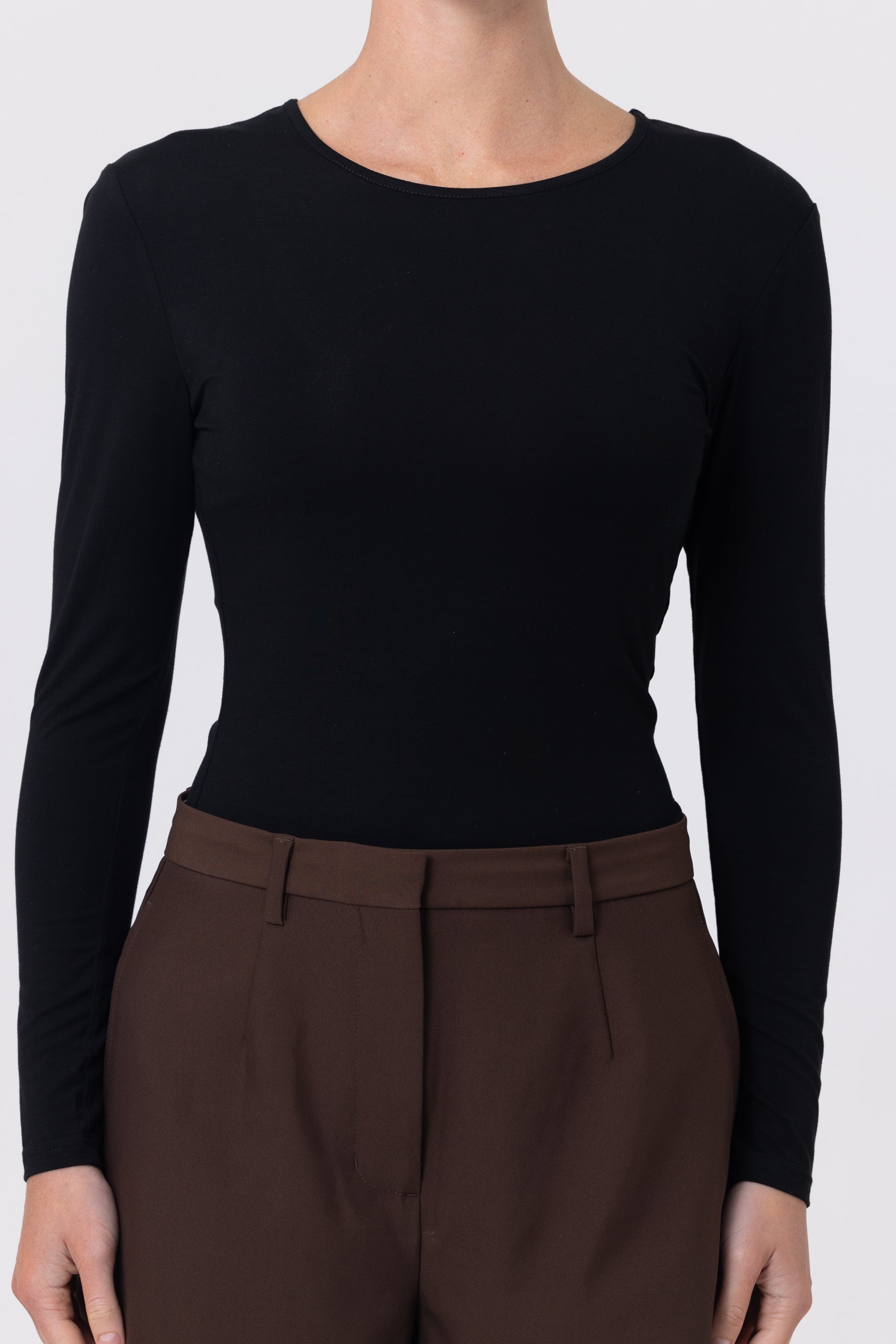 Jersey Body Top - Black