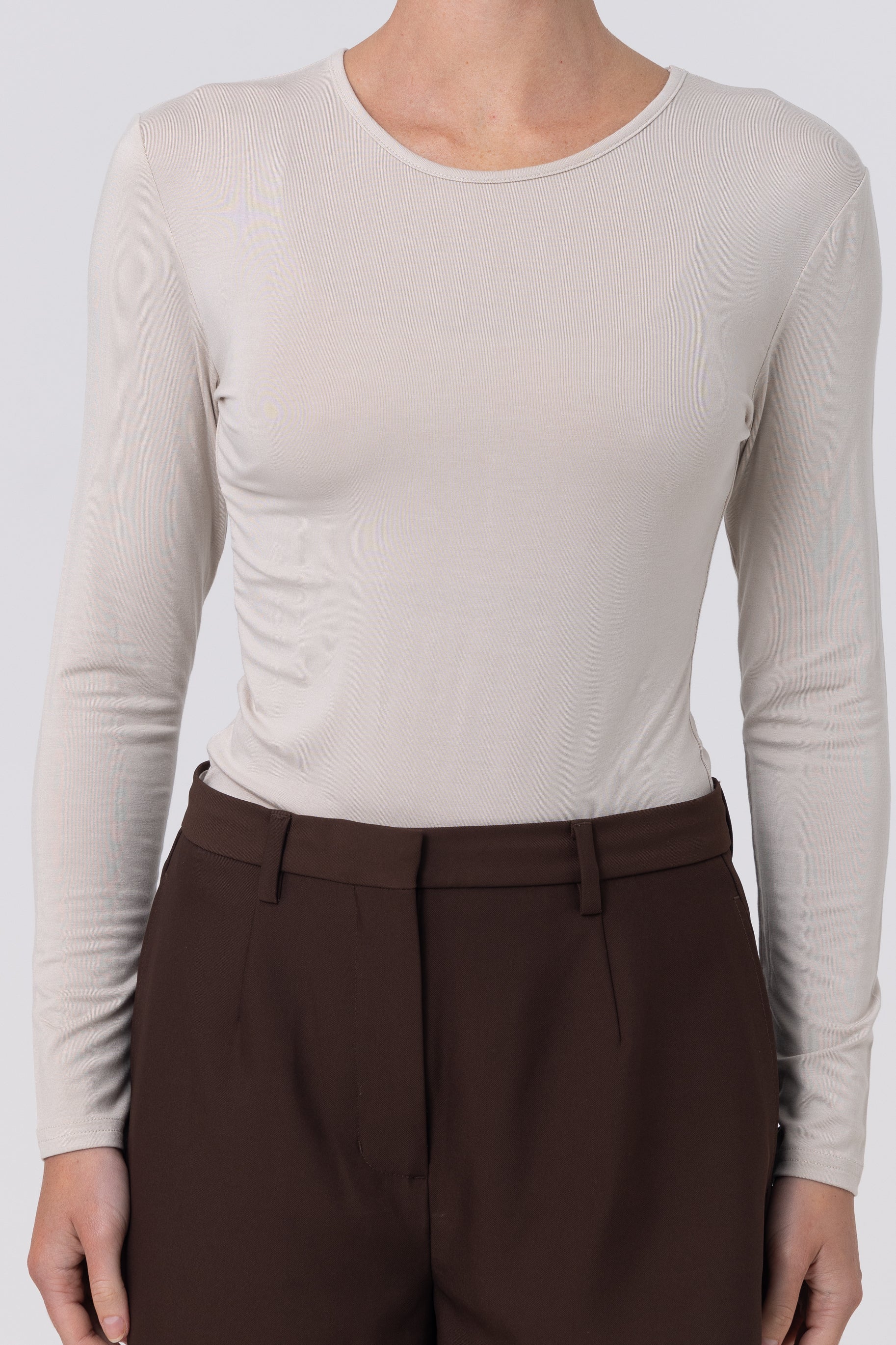 Jersey Body Top - 73 Stone