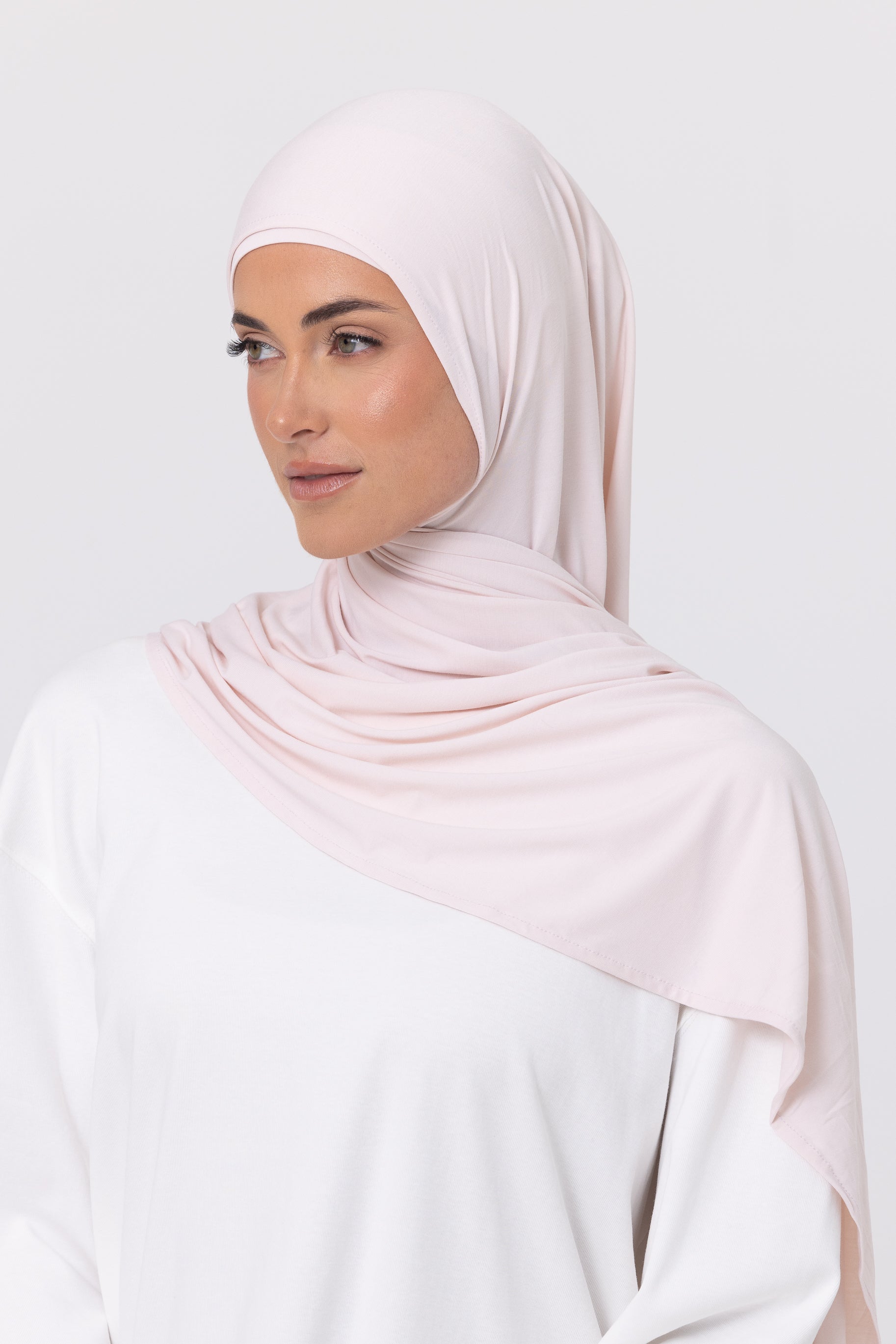 Instant Bamboo Jersey Wrap Set - Rosewater