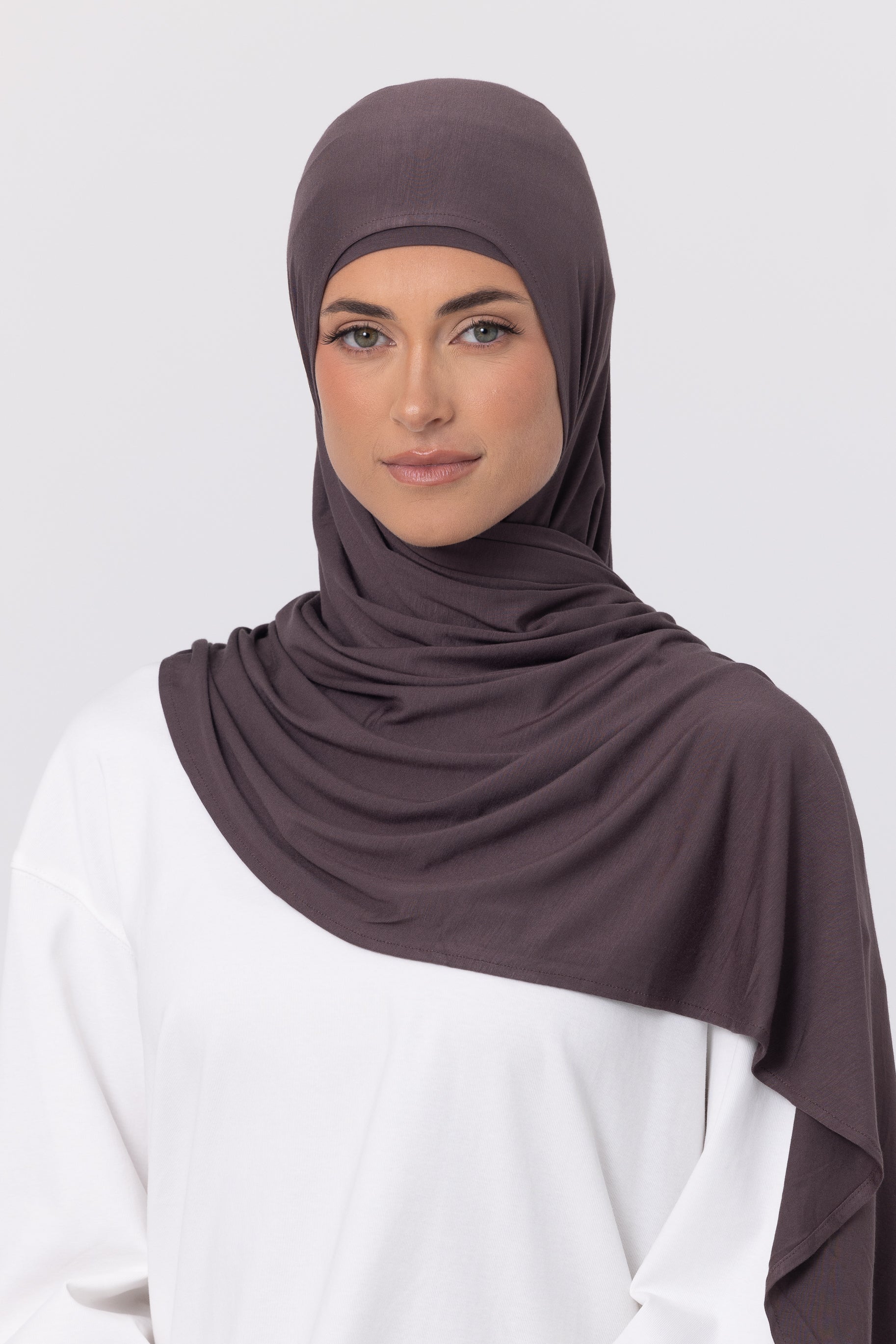 Instant Bamboo Jersey Wrap Set - Iris