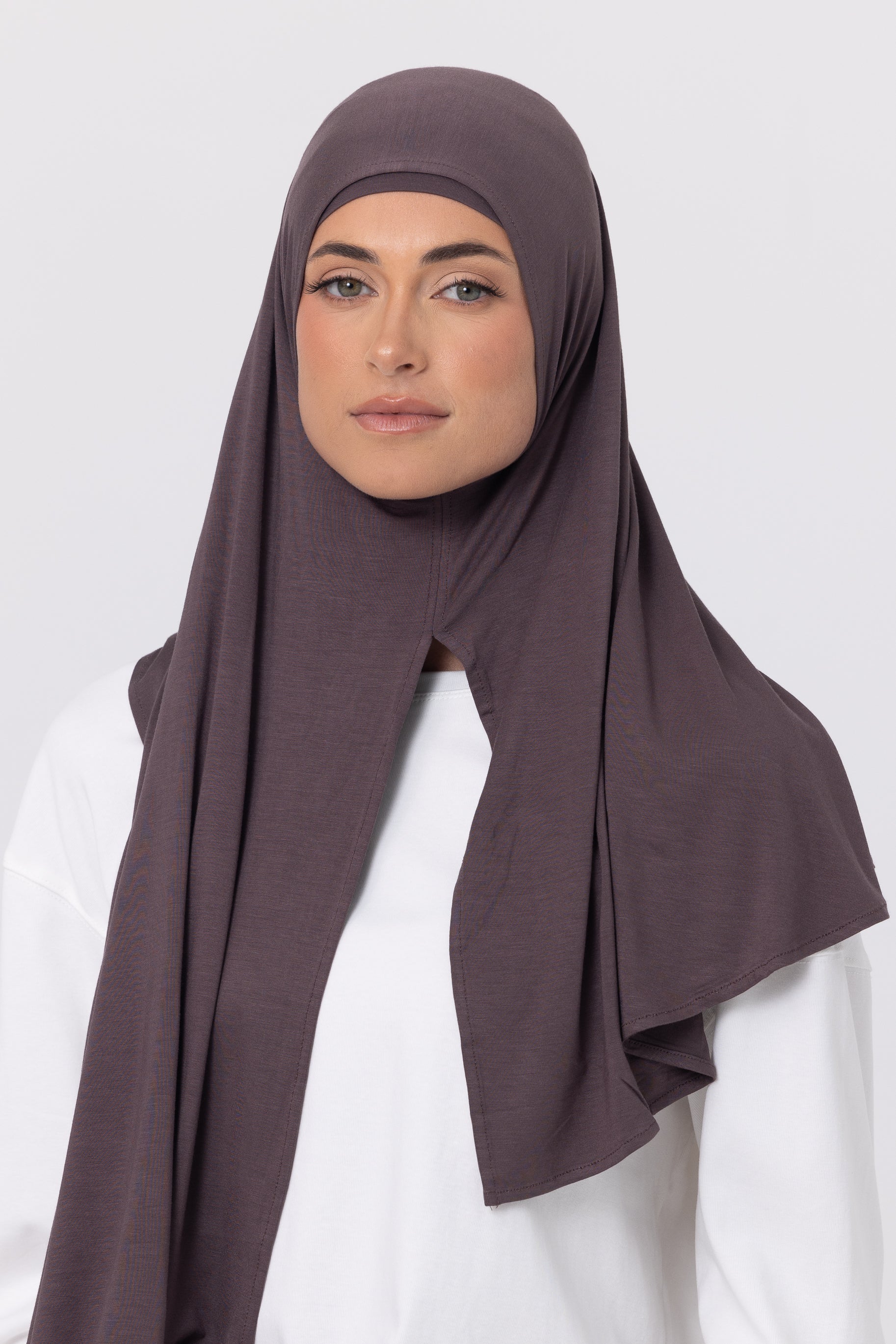 Instant Bamboo Jersey Wrap Set - Iris