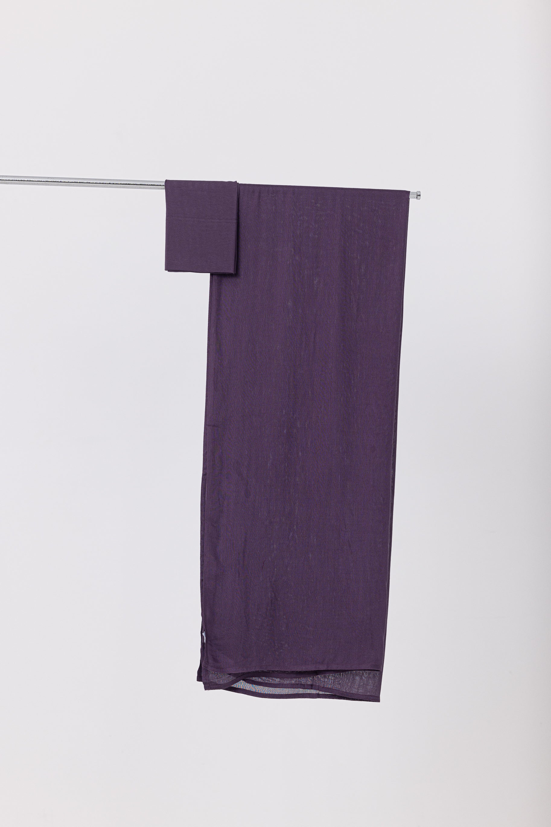 Double Stitched Modal Hijab Set - Grape