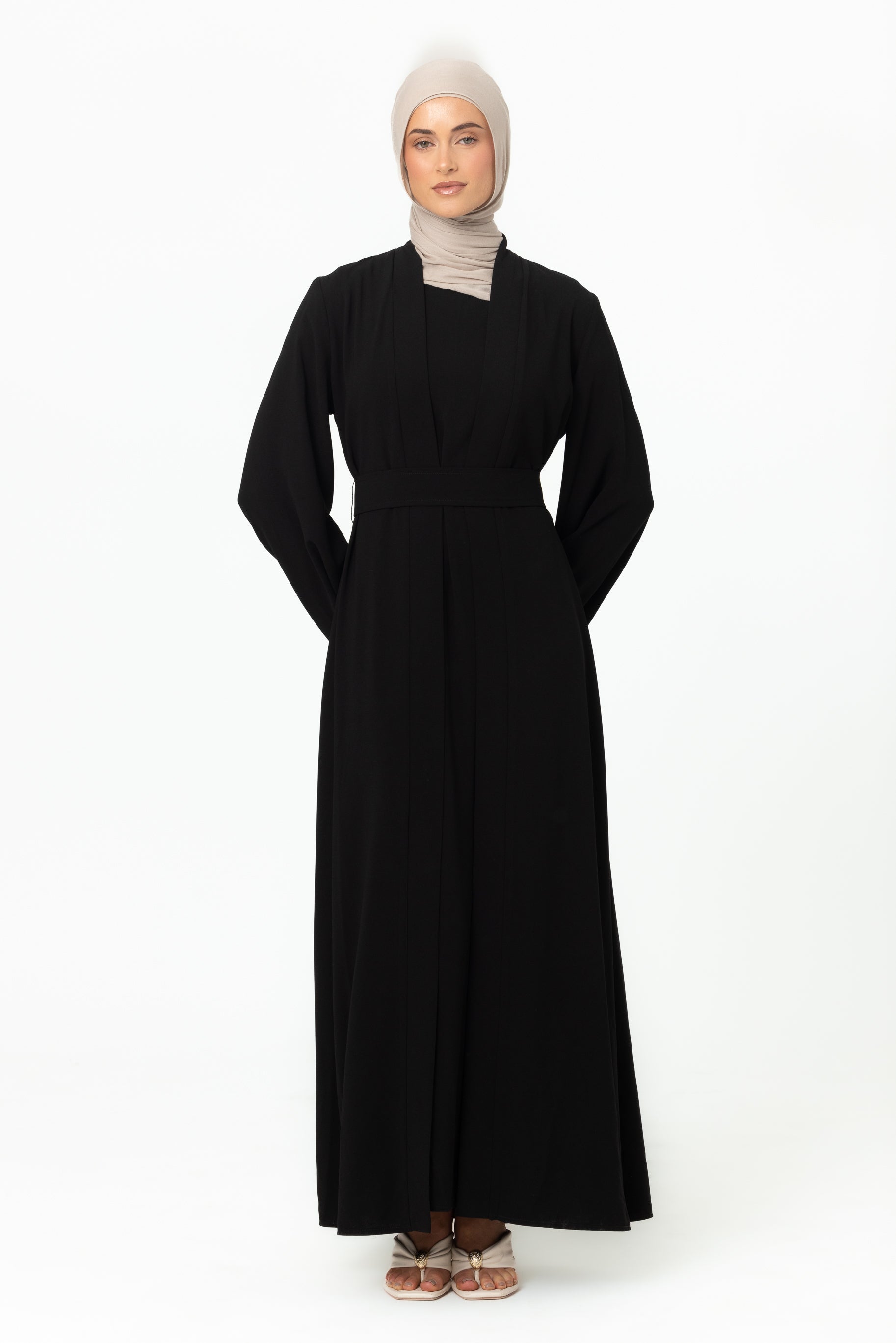 Dusk Abaya Set - Black