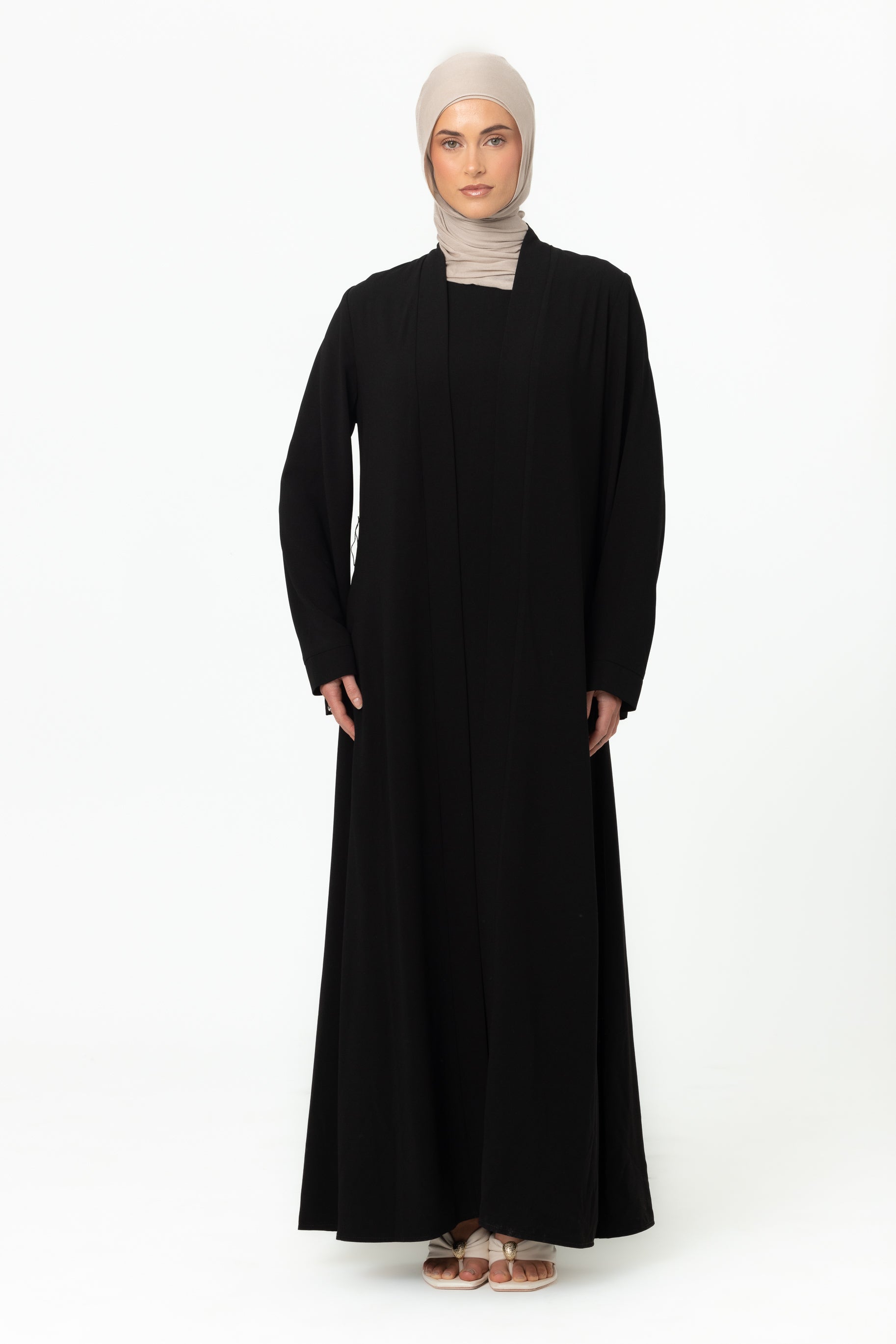 Dusk Abaya Set - Black