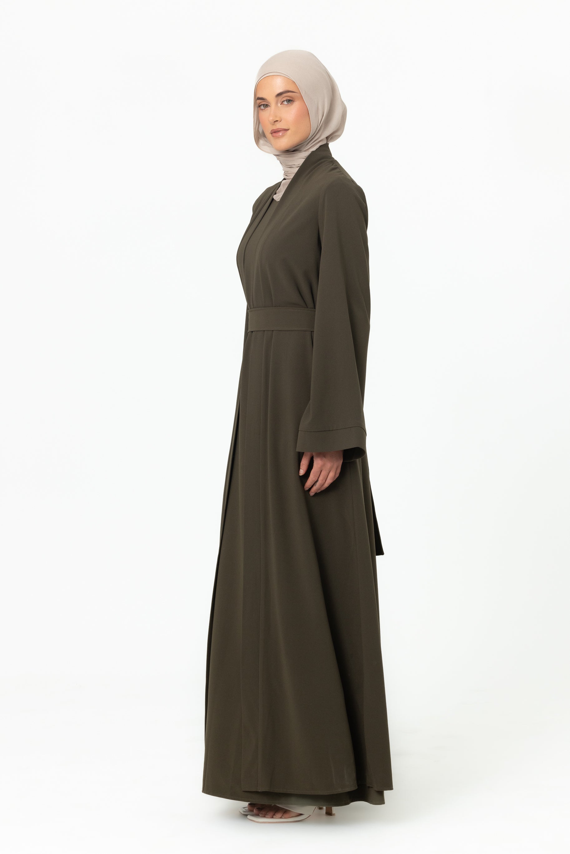 Dusk Abaya Set - Olive