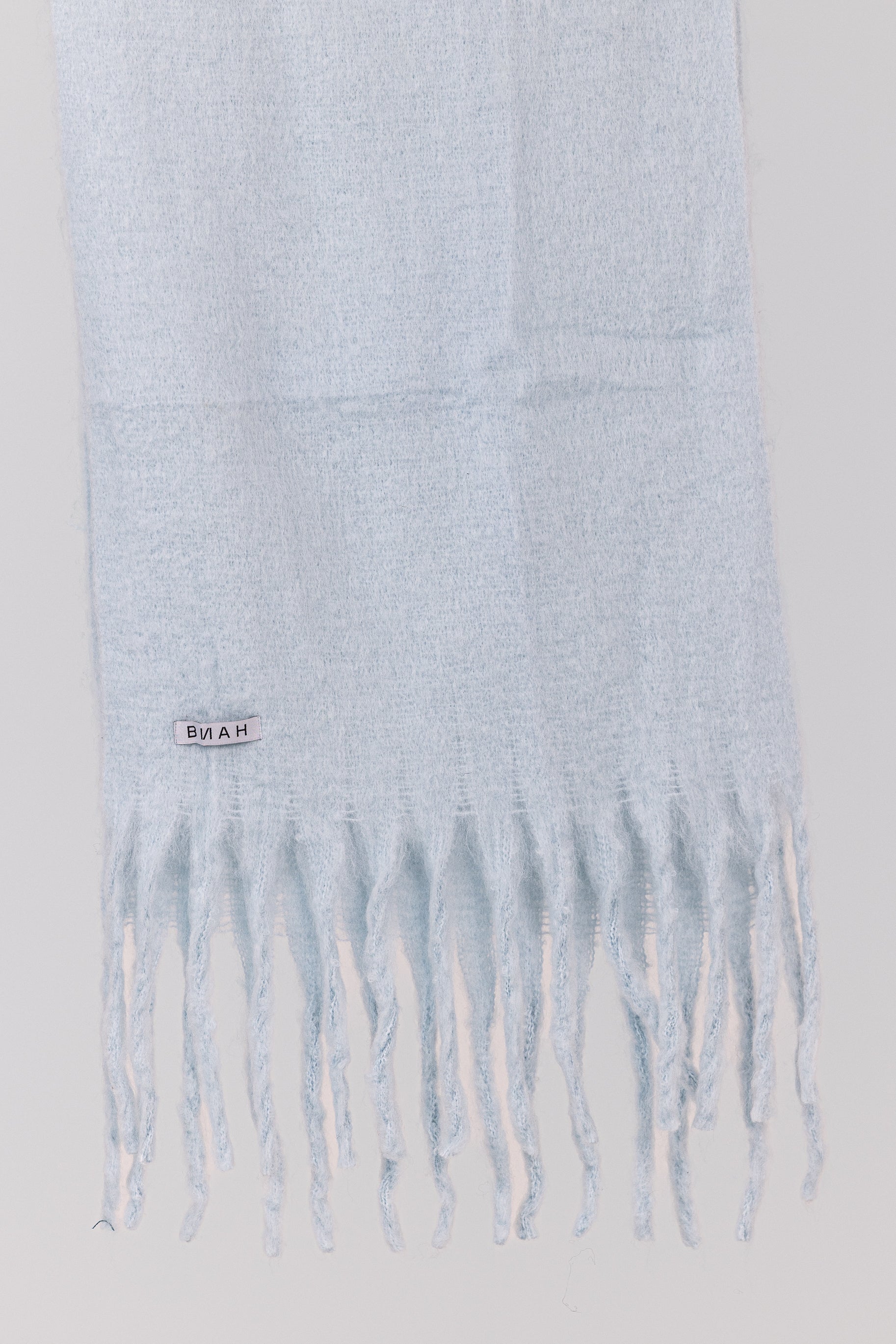 Chunky Winter Scarf - Ice Blue