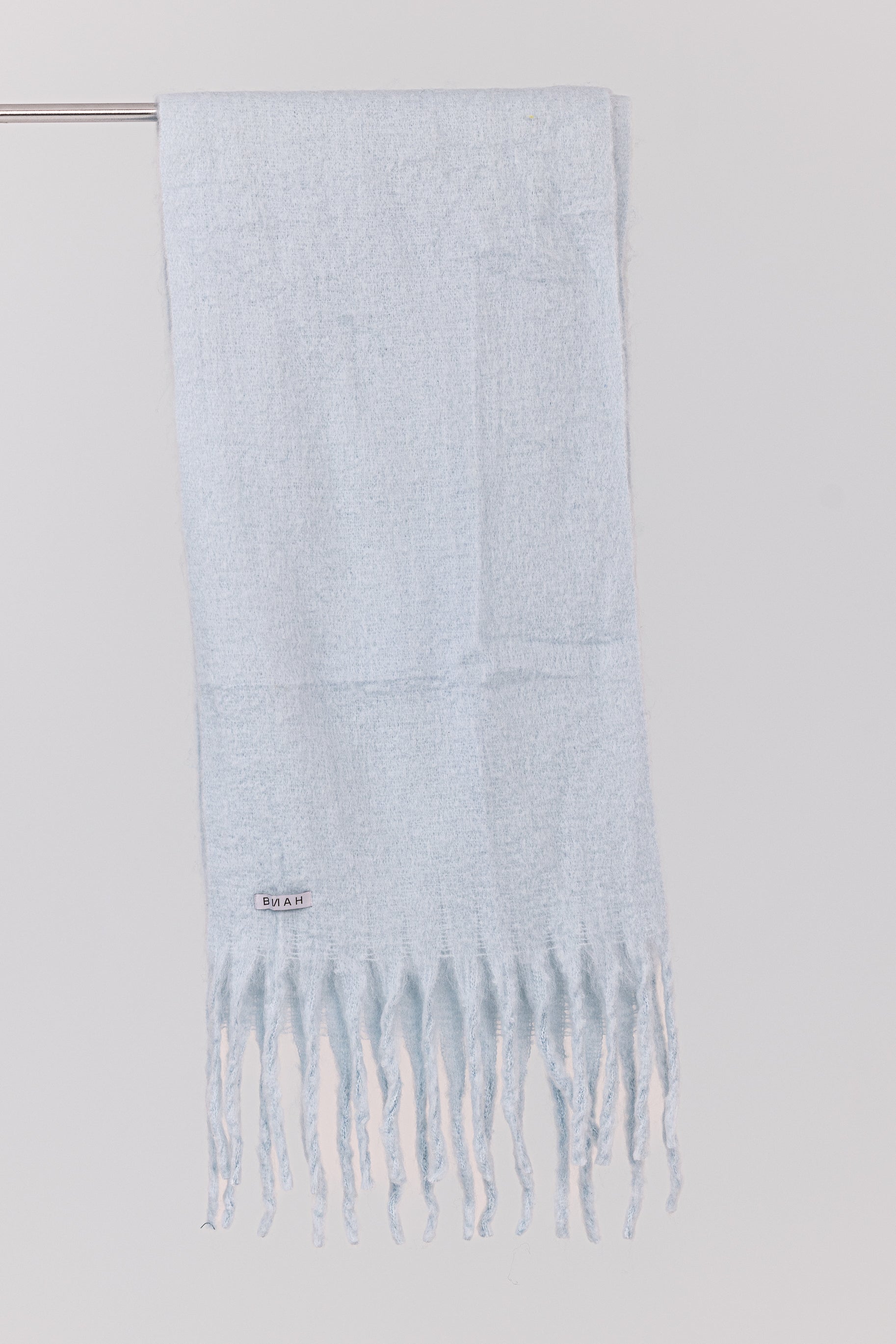 Chunky Winter Scarf - Ice Blue