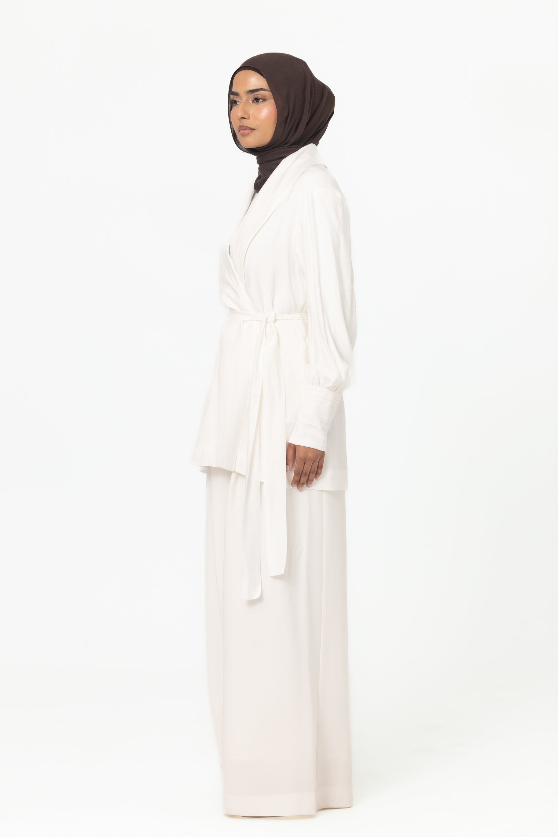 Noelle Open Top - White