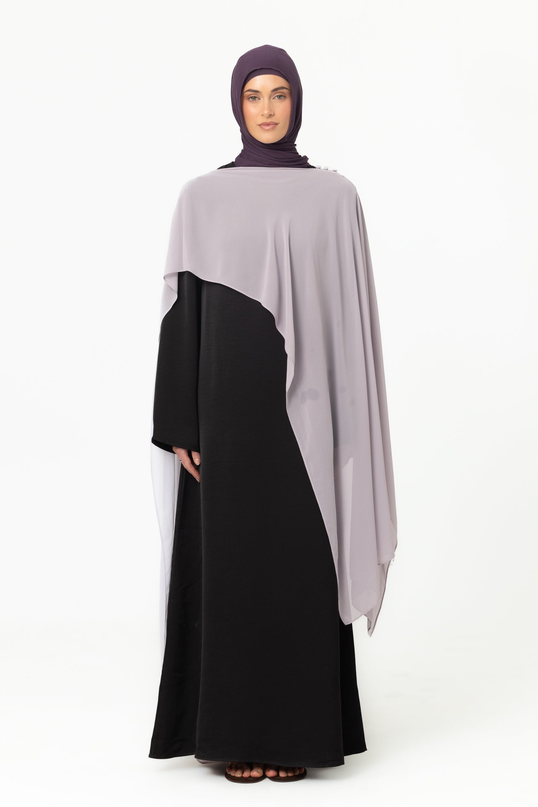 Chiffon Cape - Lilac