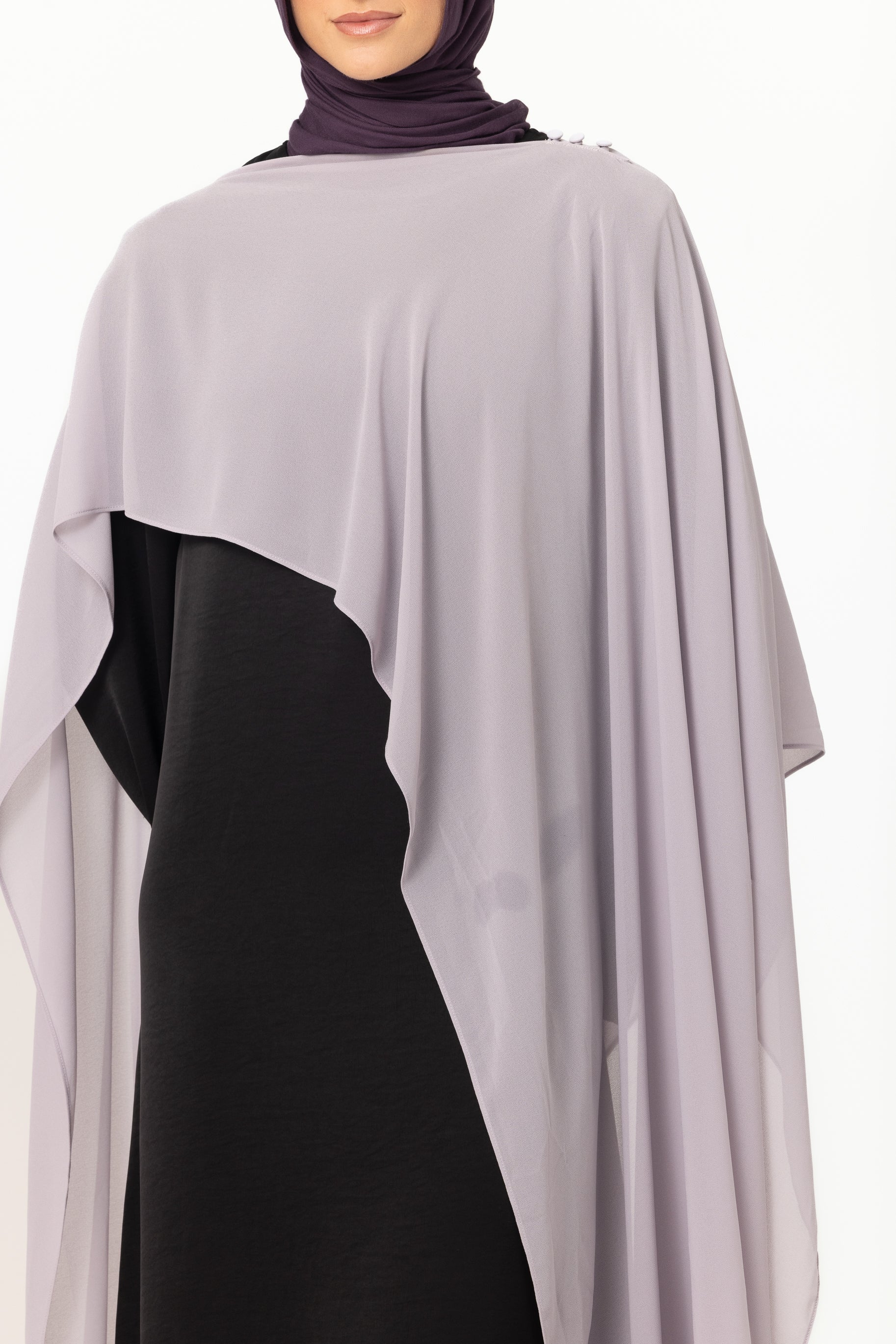 Chiffon Cape - Lilac
