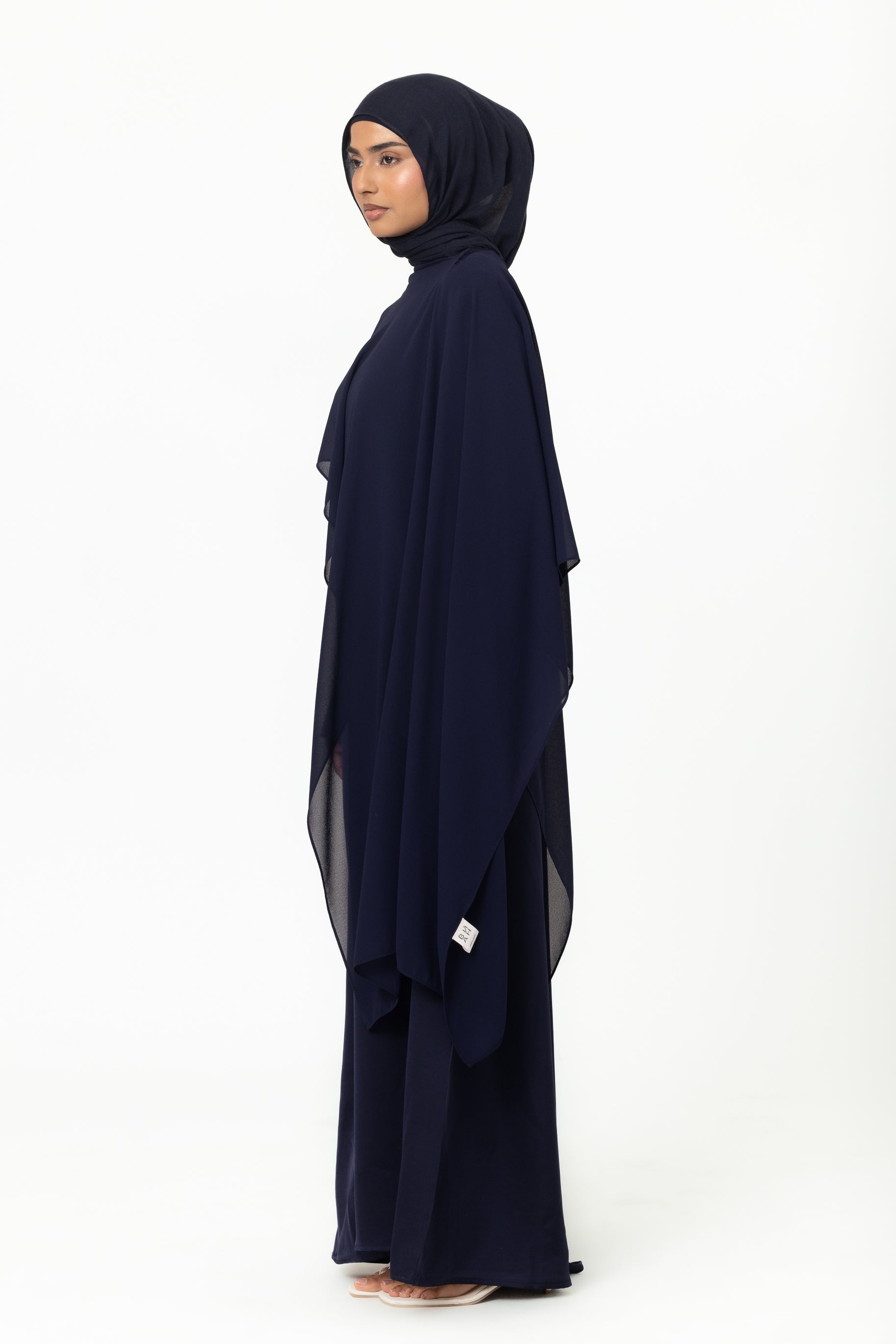 Chiffon Cape - Navy