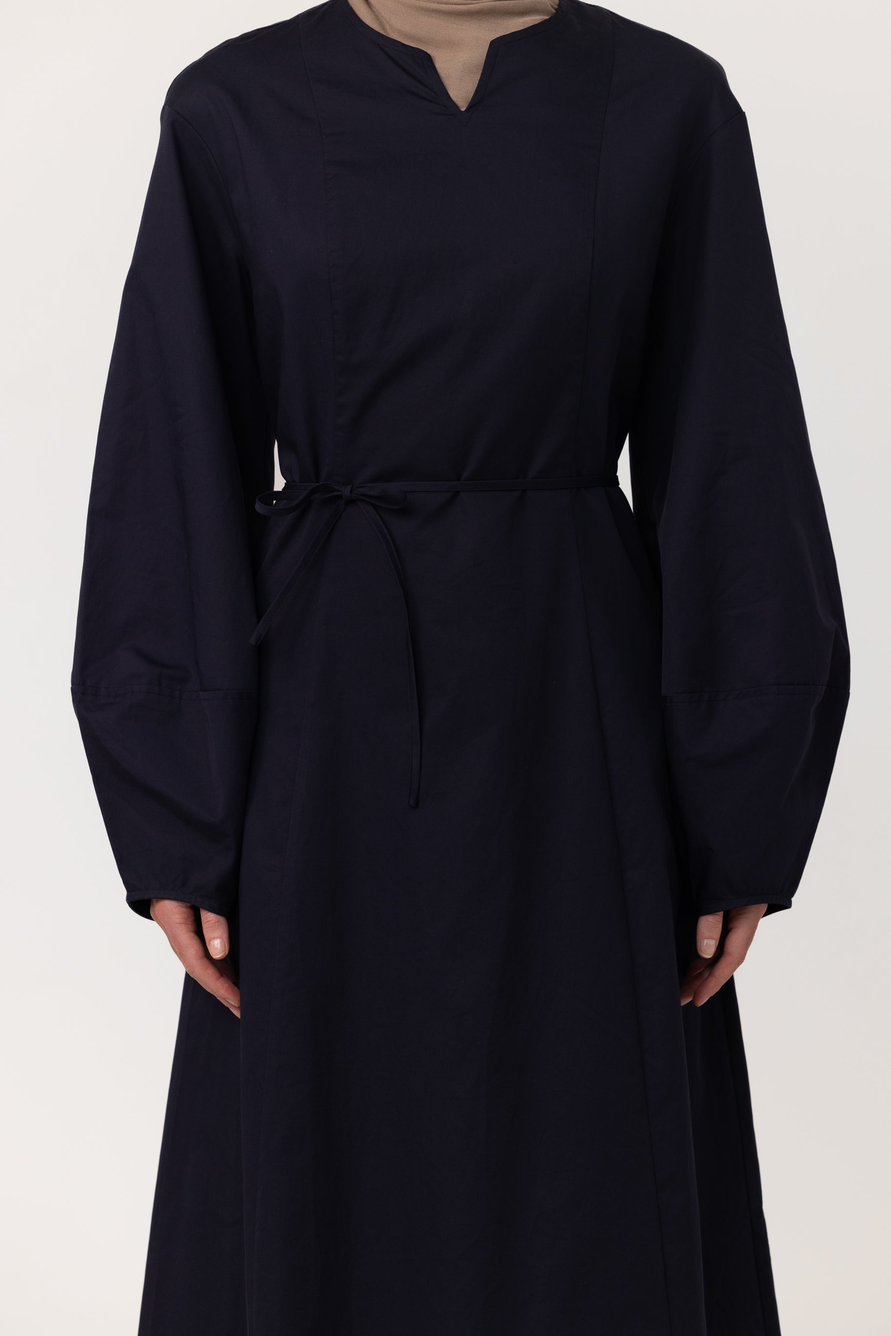 Cocoon Sleeve Abaya - Navy