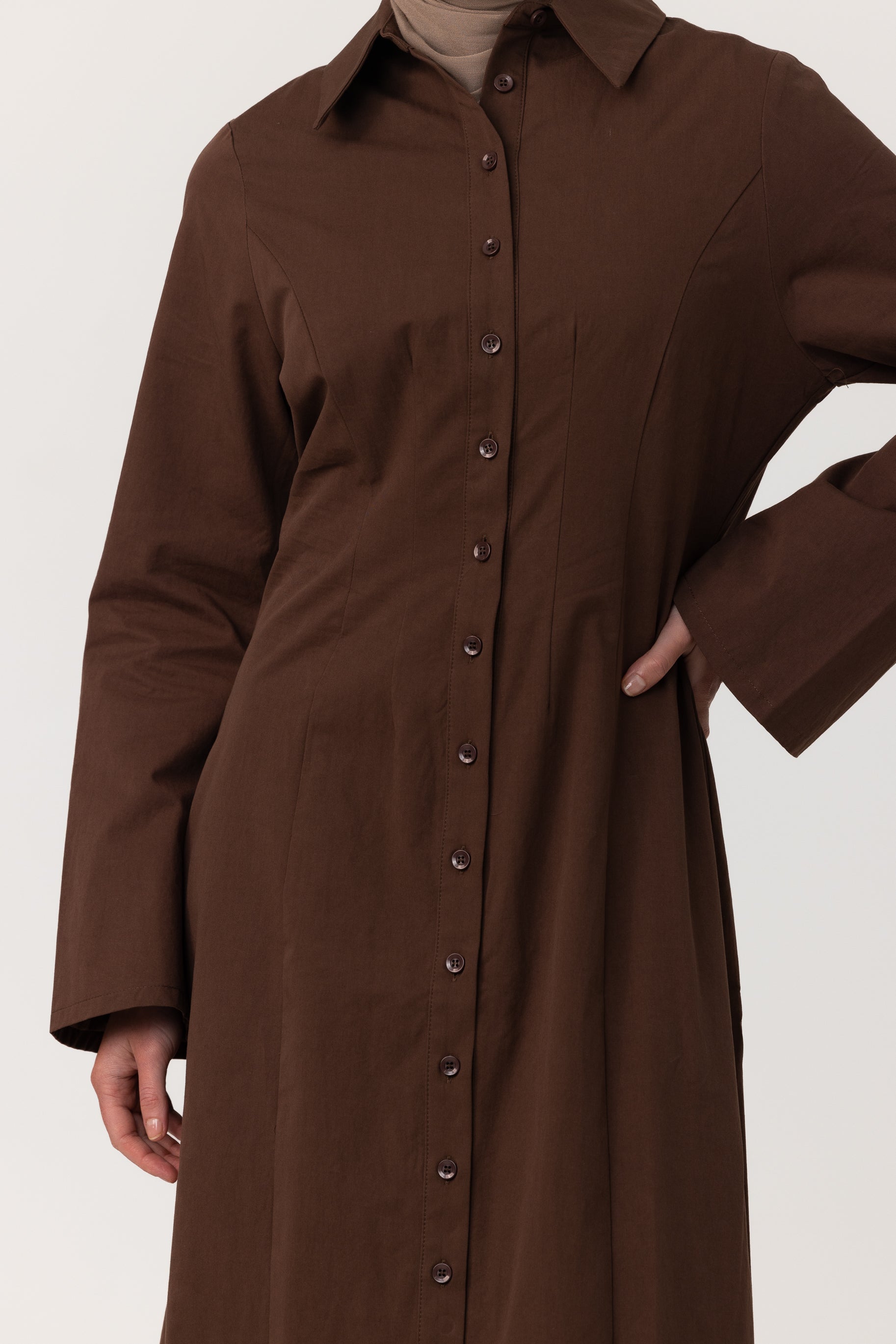 Sunday Shirt Dress - Espresso