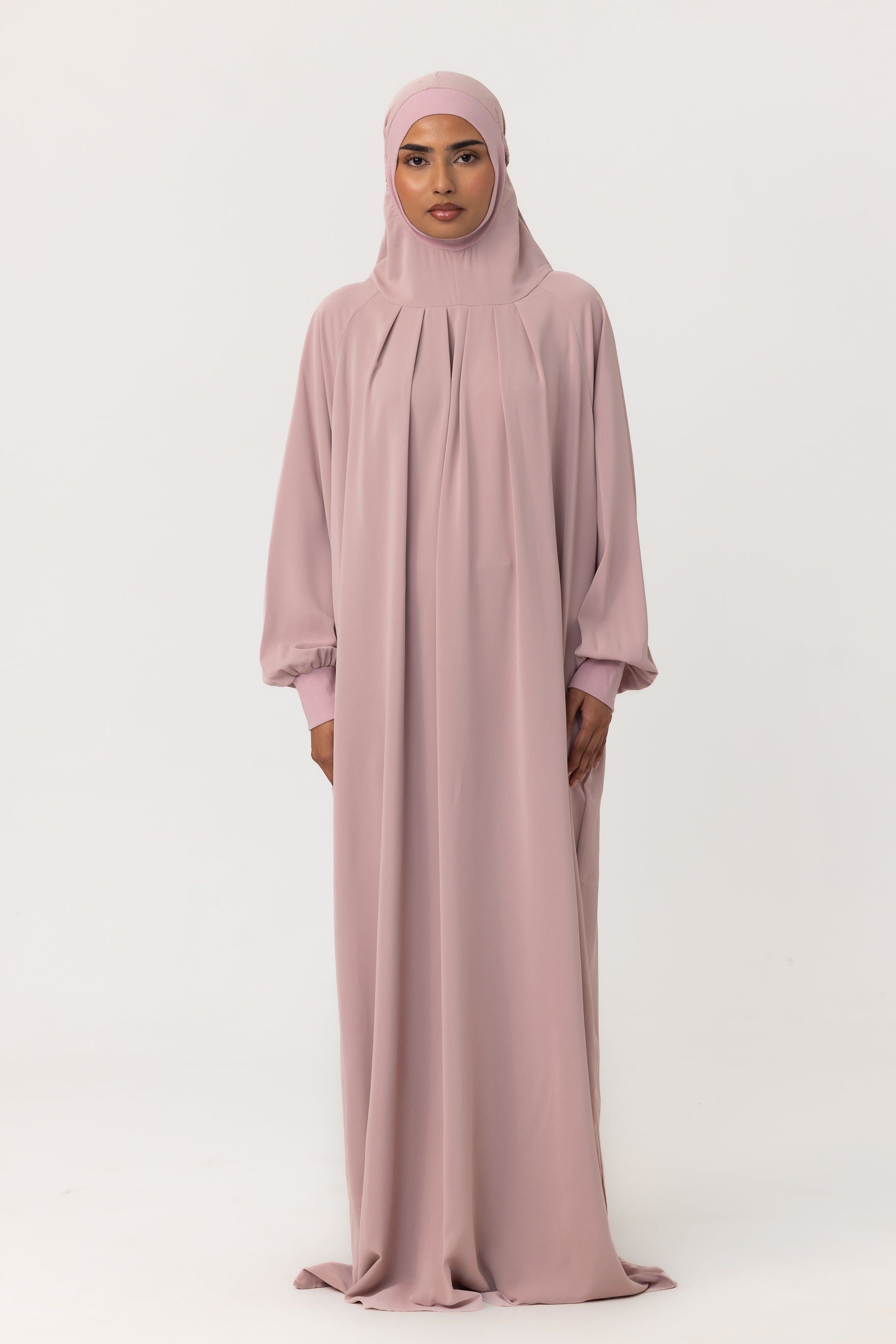 Full Length Prayer Gown - Dusty Lilac
