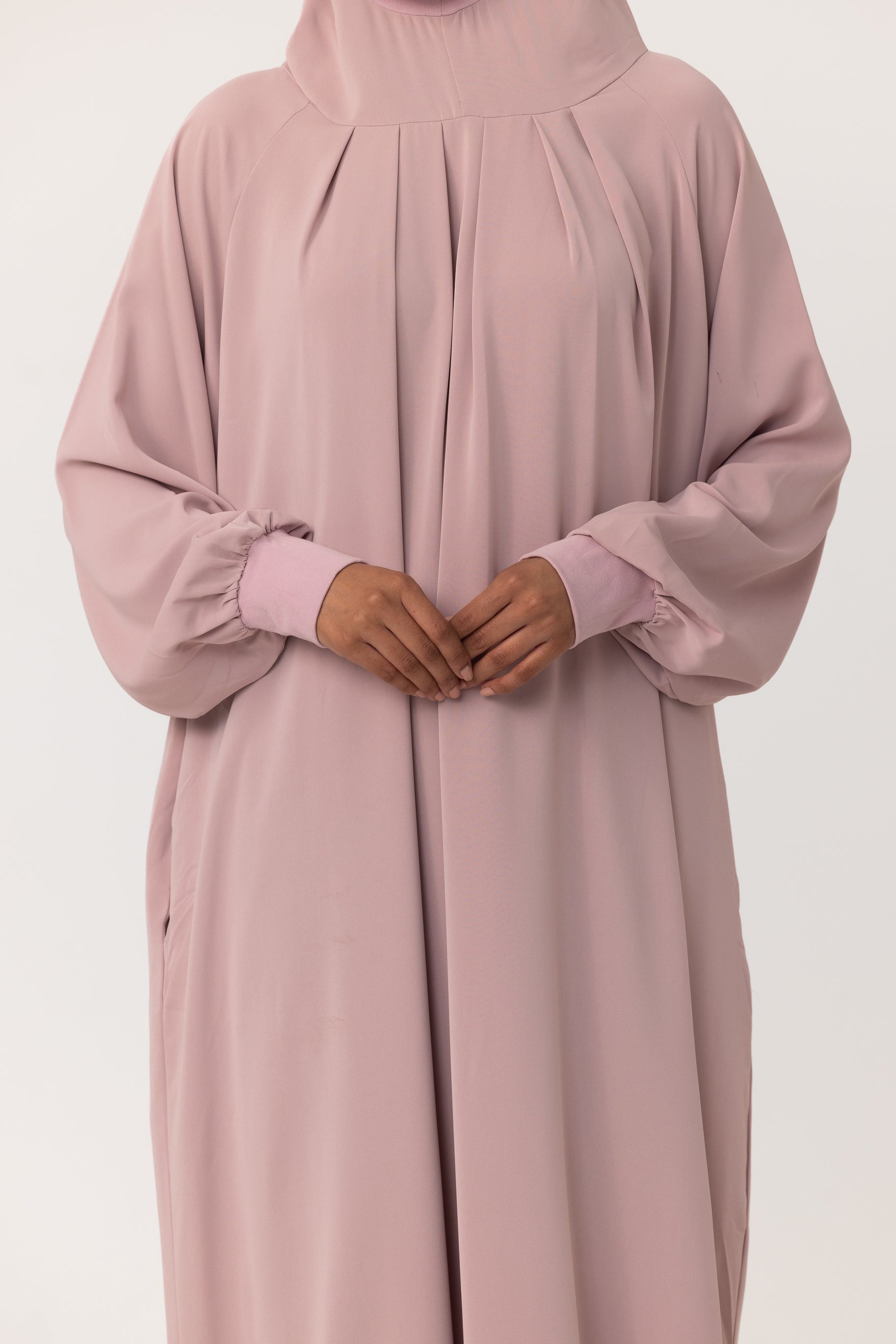 Full Length Prayer Gown - Dusty Lilac