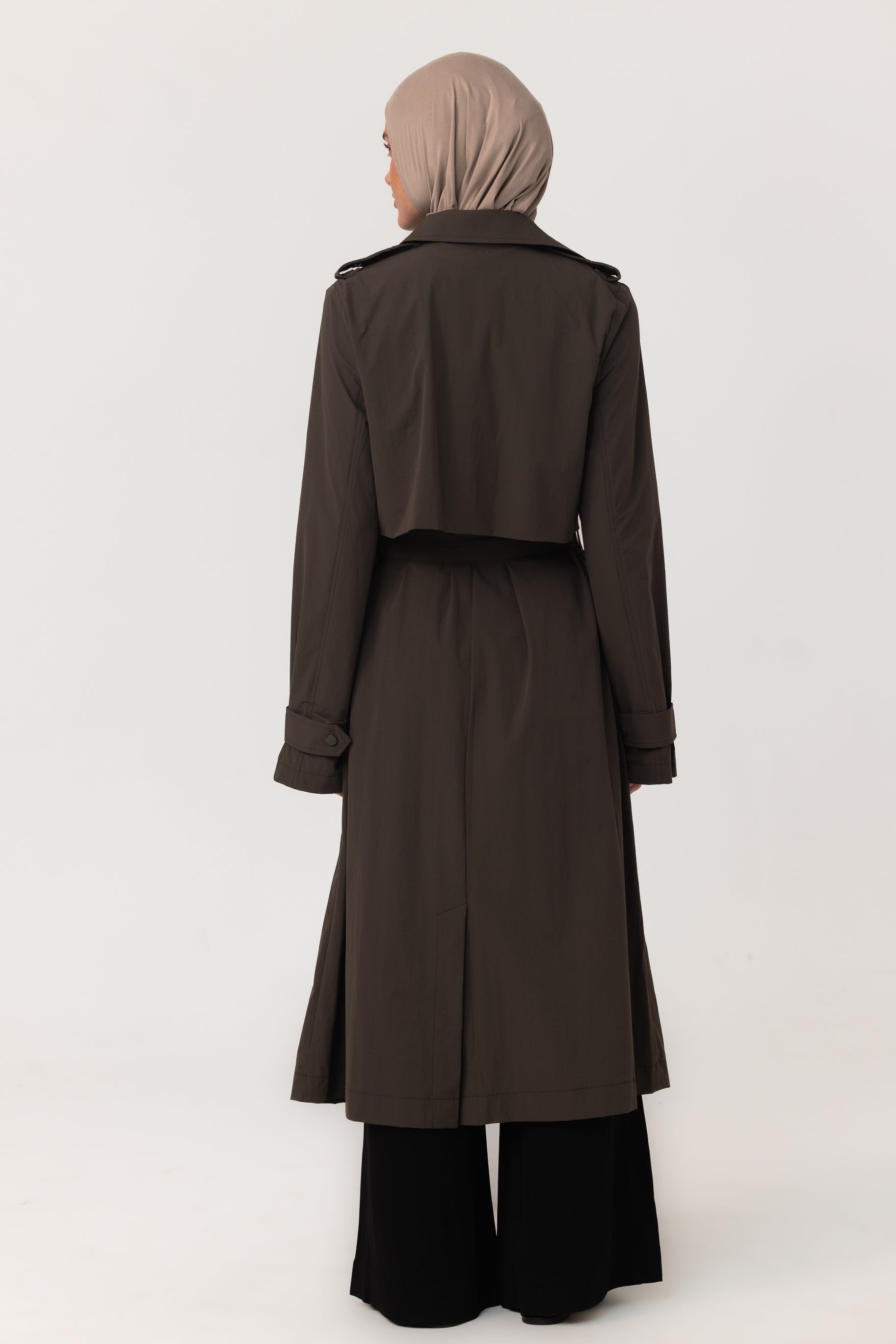 Active Trench Coat - Khaki