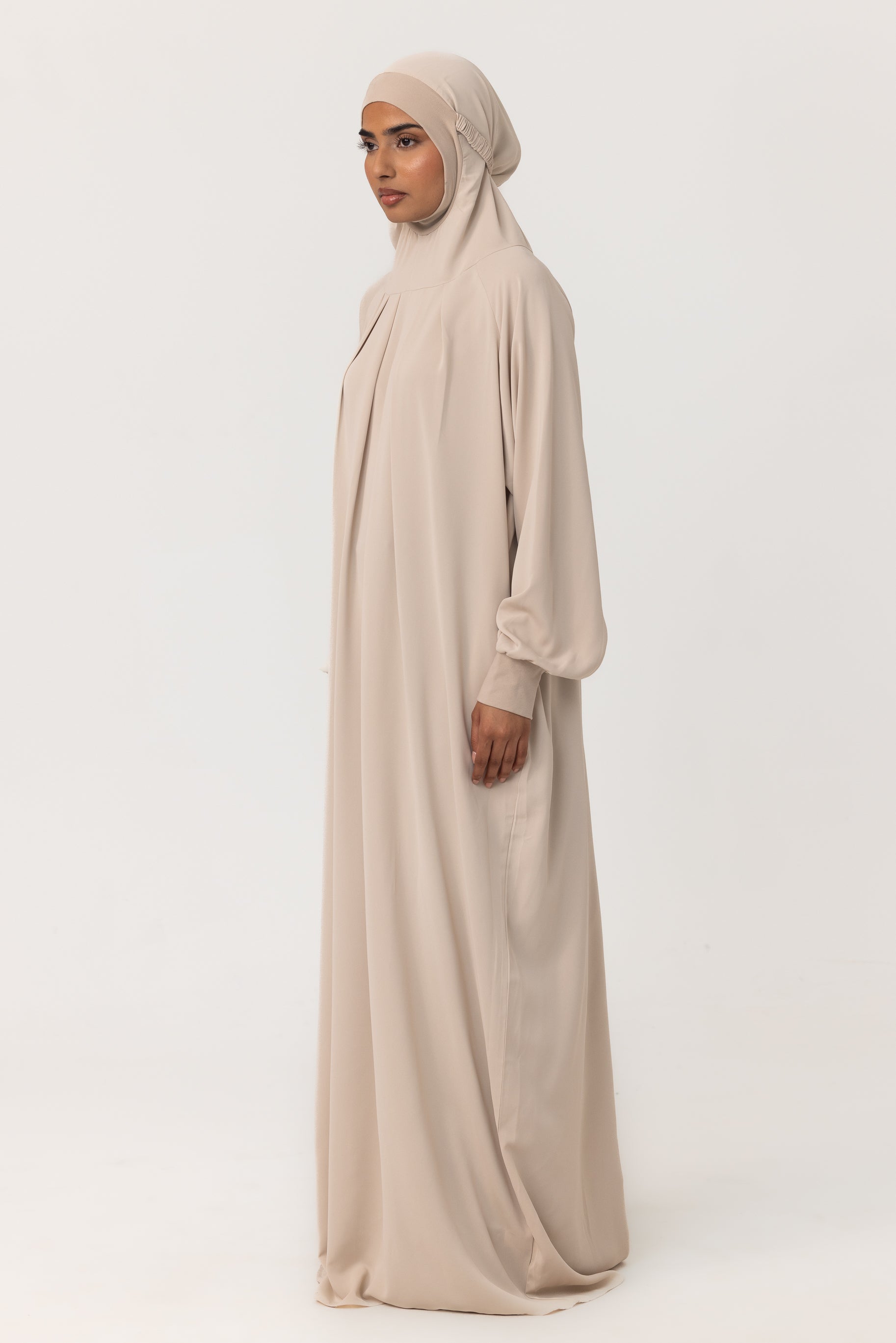 Full Length Prayer Gown - Stone