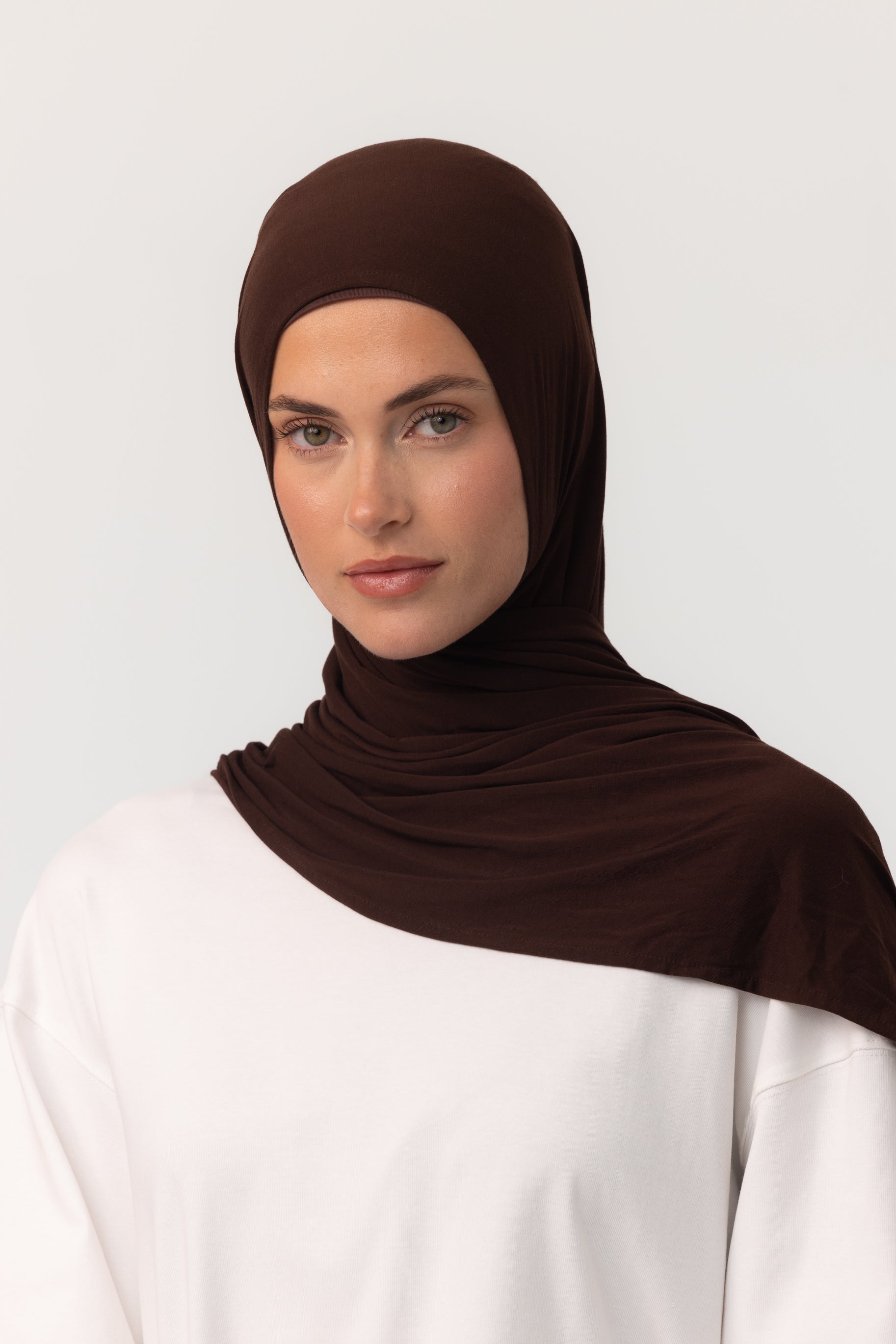 Instant Bamboo Jersey Wrap Set - Espresso