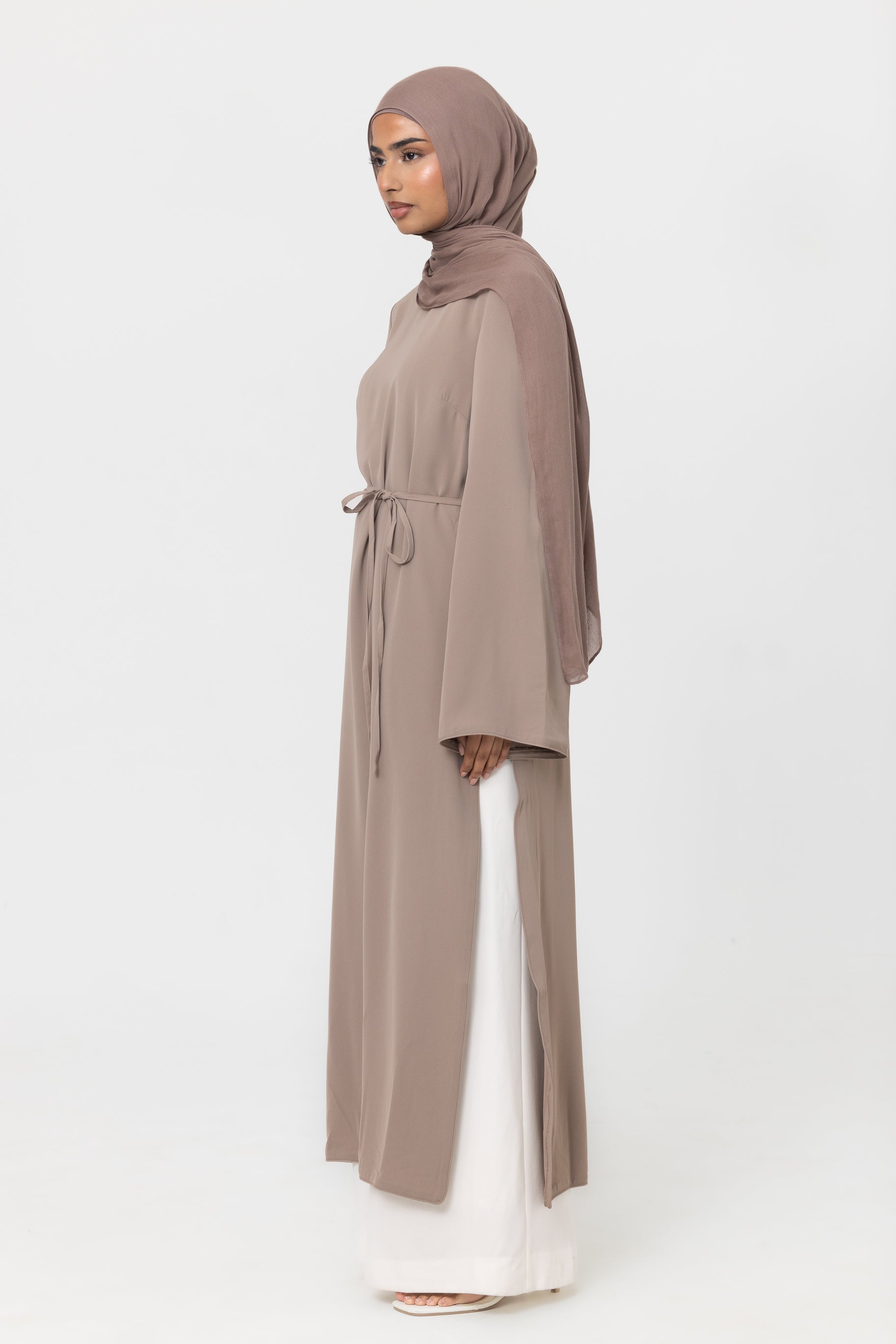 April Split Tunic - Beige