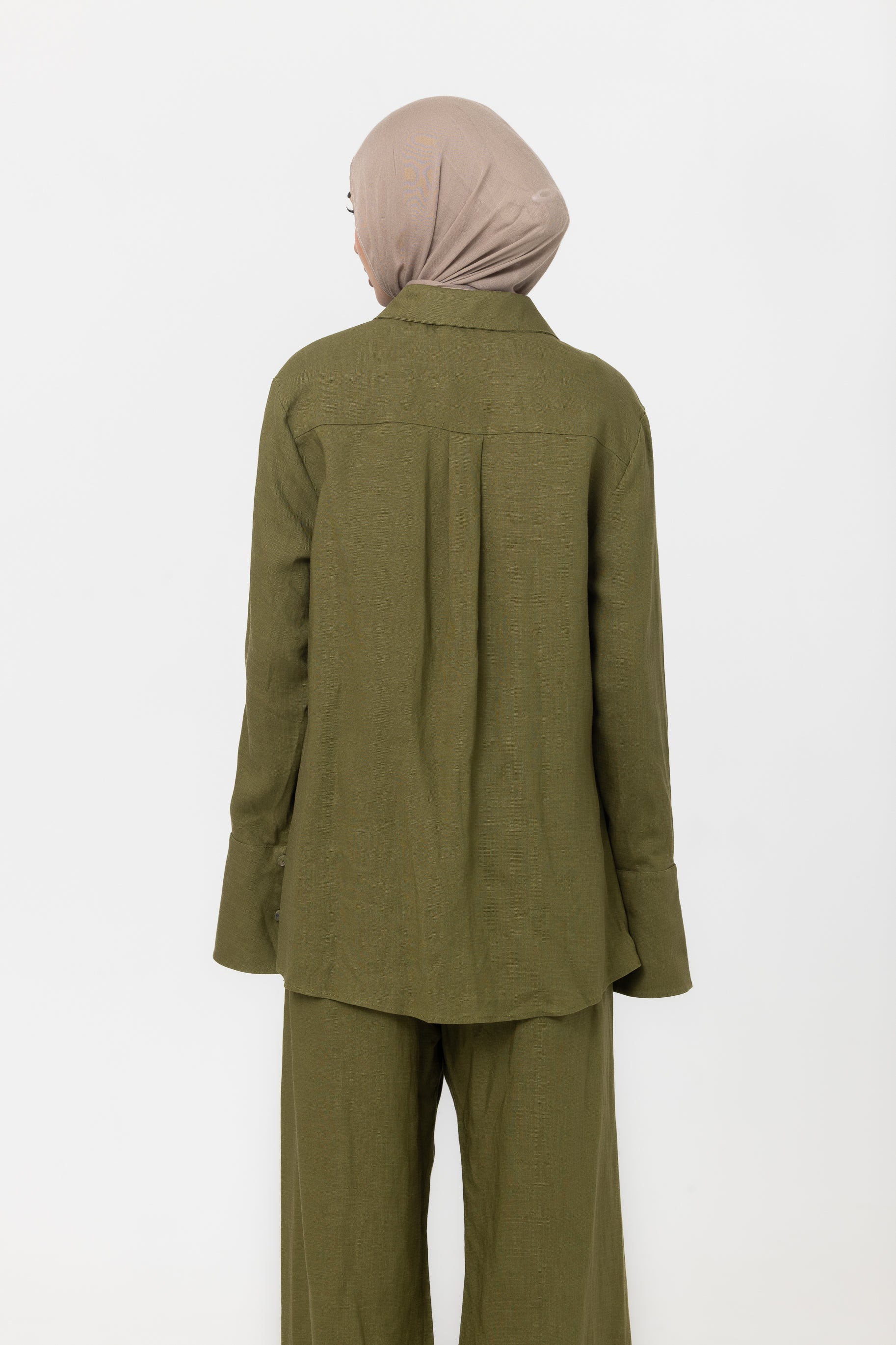 Gianna Button Up Shirt - Khaki