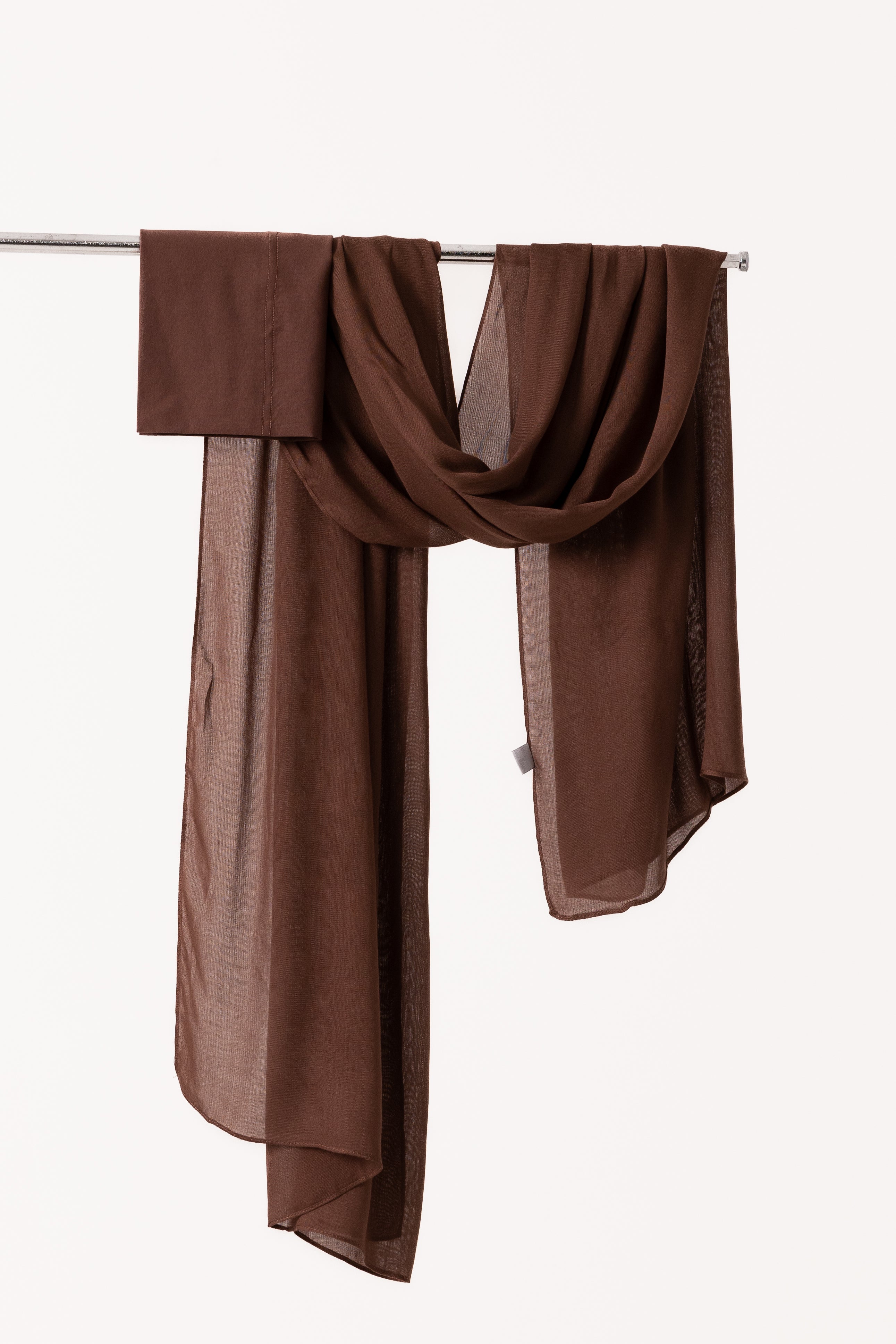 Single Stitched Modal Hijab Set - Tiramisu