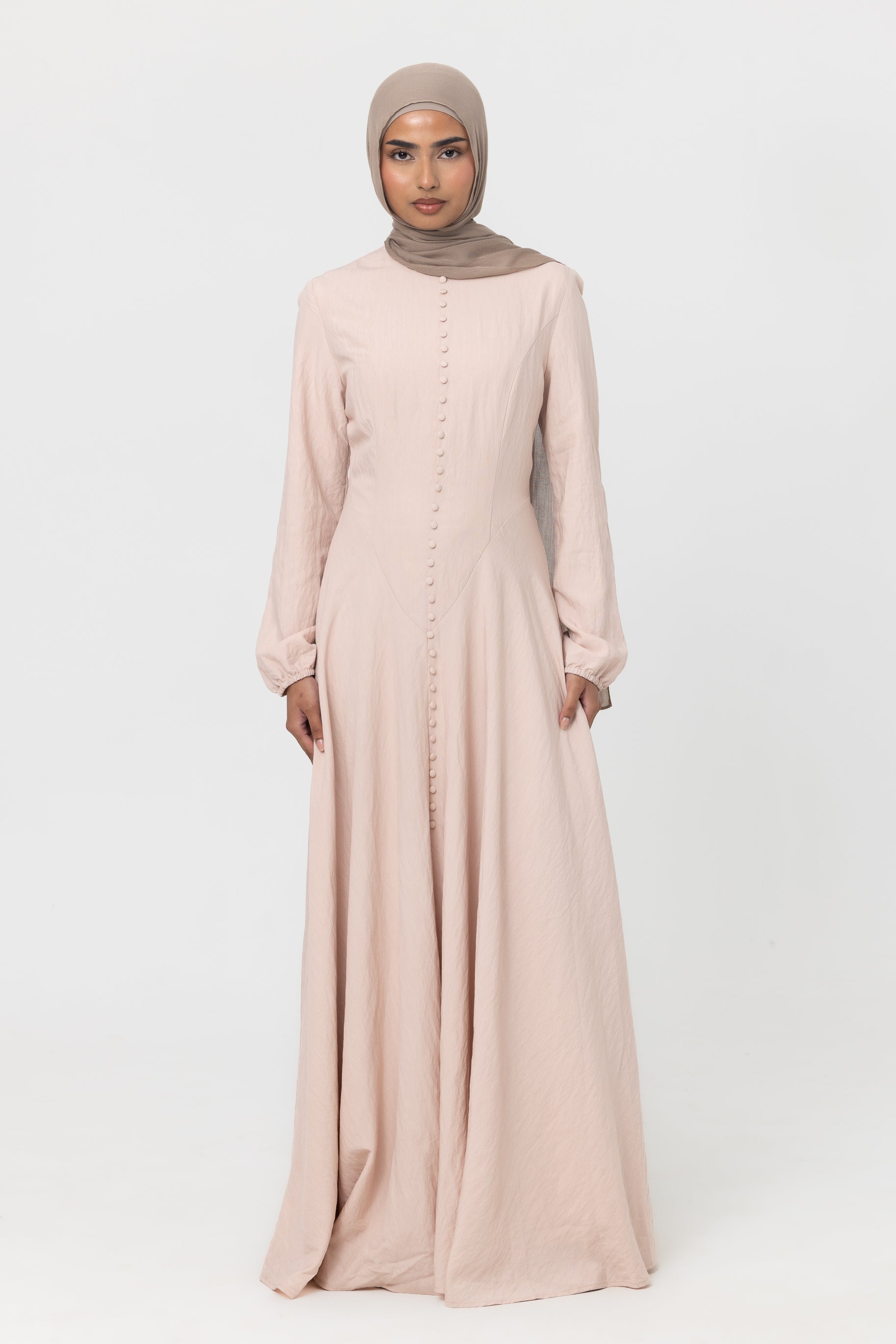 Alessia Maxi Dress - Powder Pink