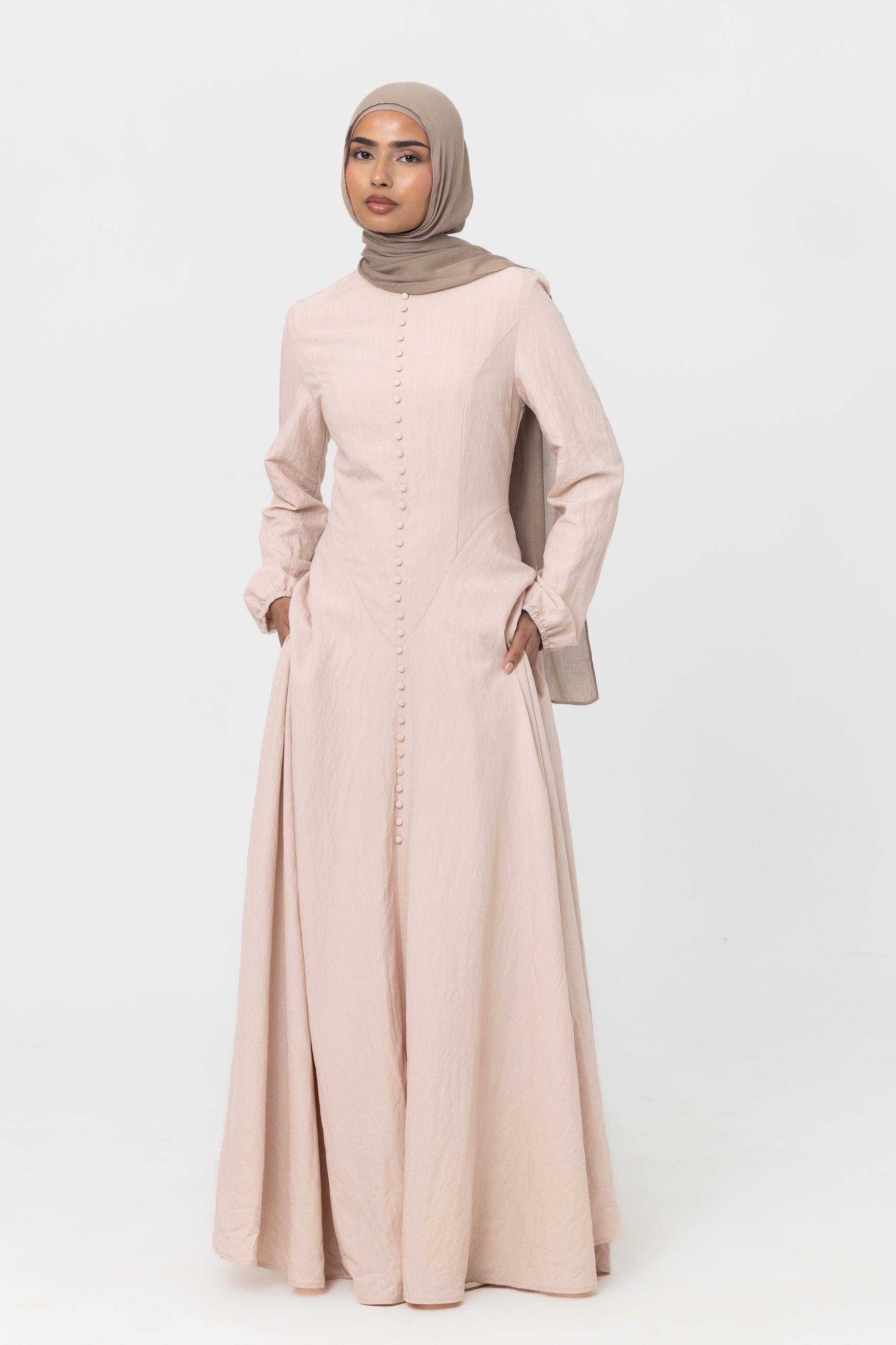 Alessia Maxi Dress - Powder Pink