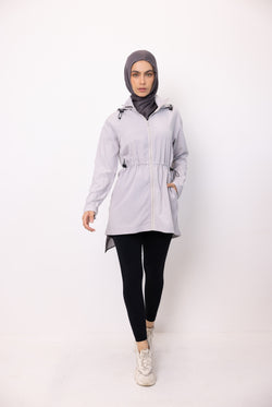Short Trench - Pale Grey