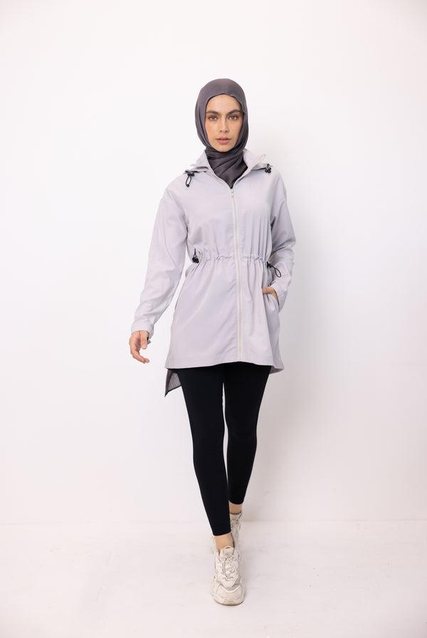 Short Trench - Pale Grey